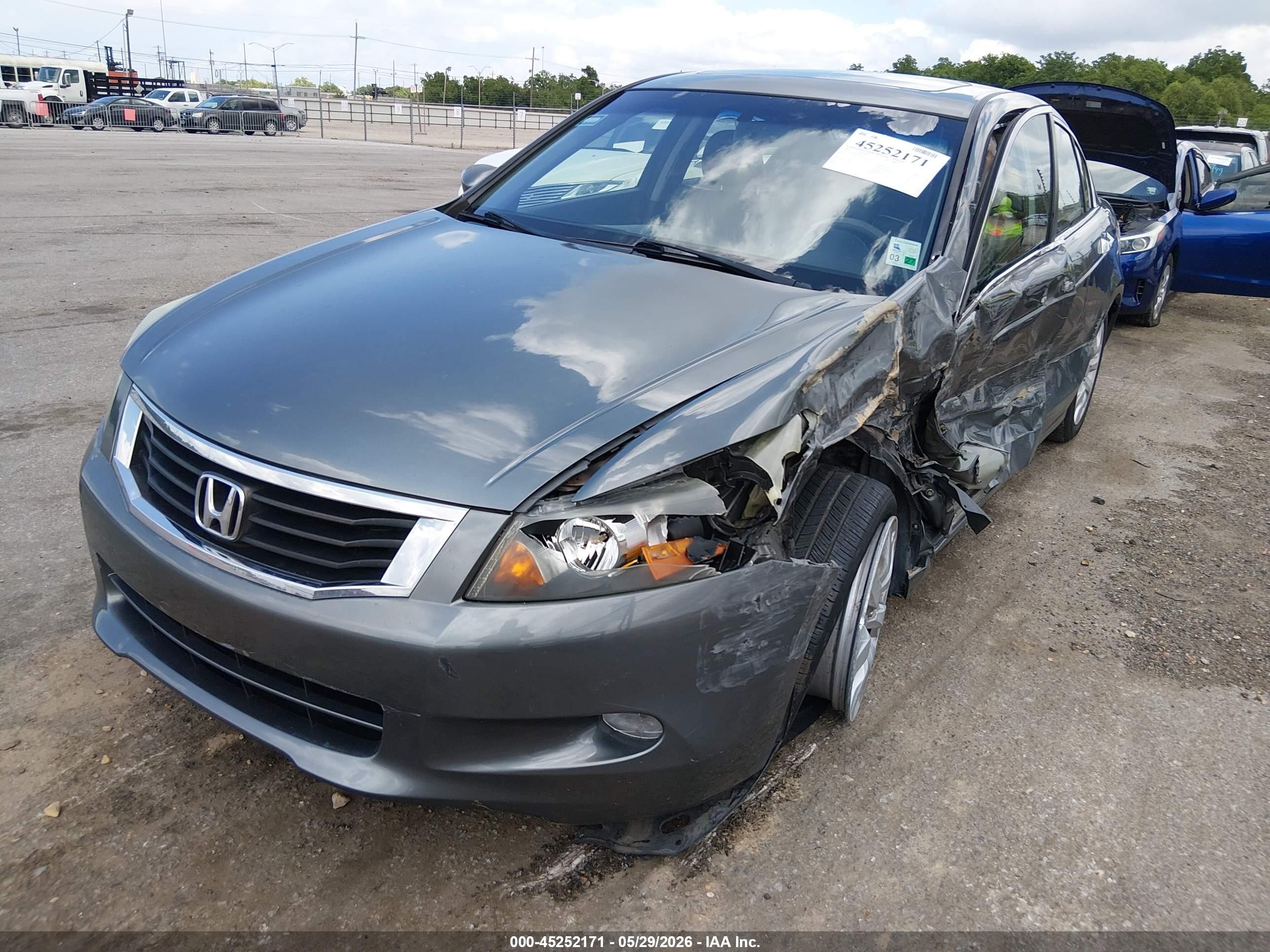 2009 Honda Accord 3.5 Ex-l Gray vin: 1HGCP36849A041635