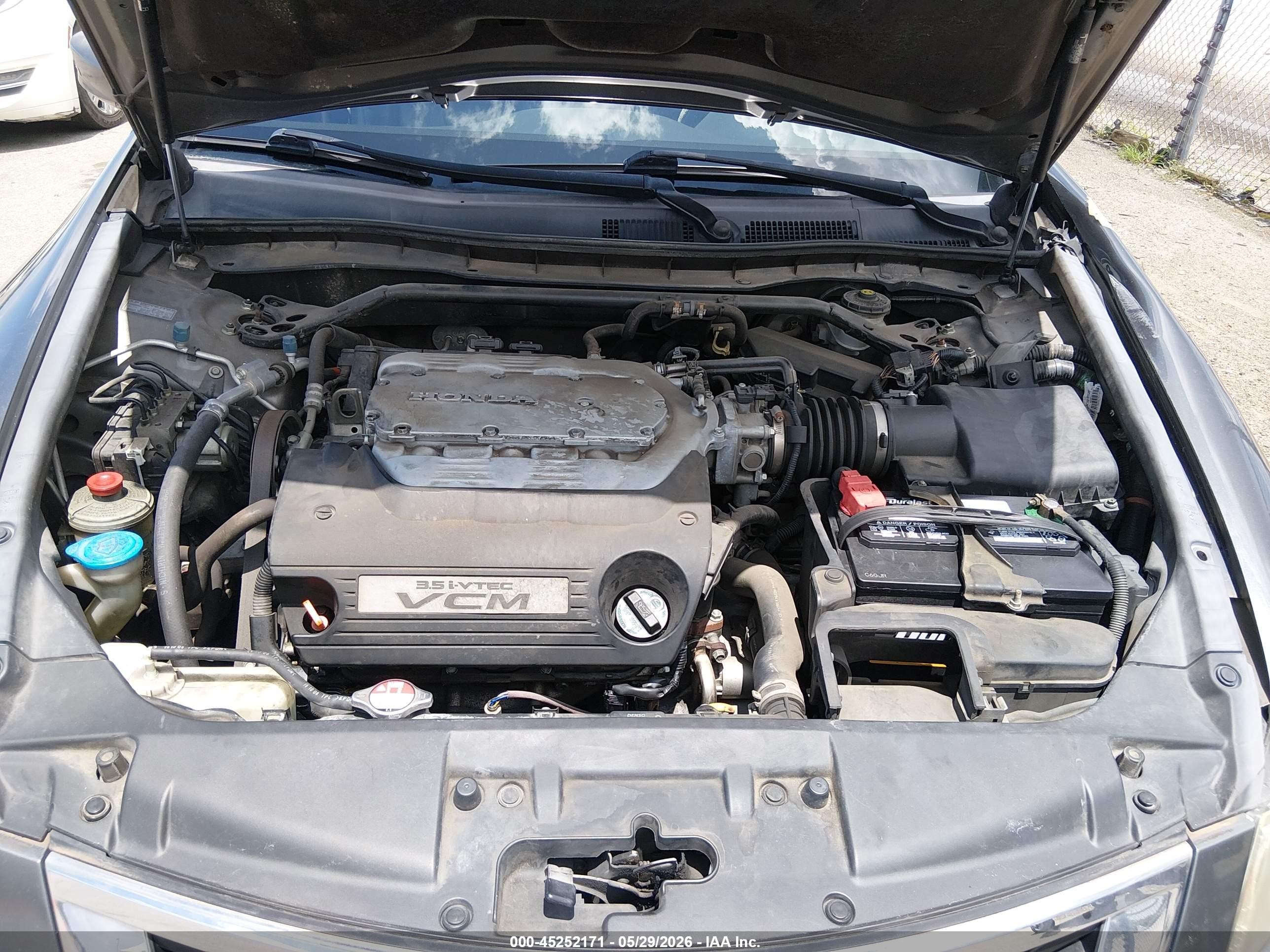 2009 Honda Accord 3.5 Ex-l Gray vin: 1HGCP36849A041635