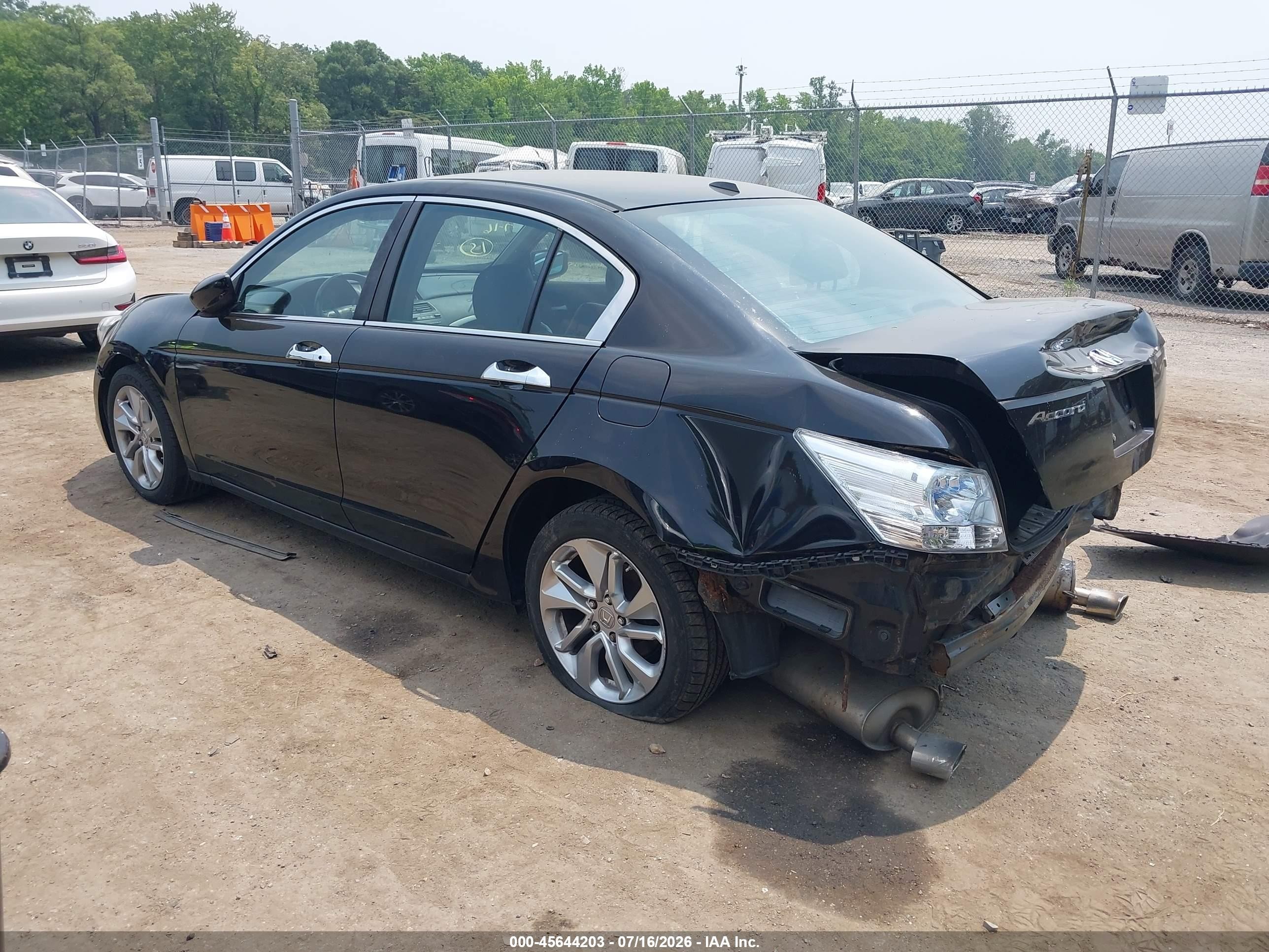 2009 Honda Accord 3.5 Ex-l Black vin: 1HGCP36849A050092