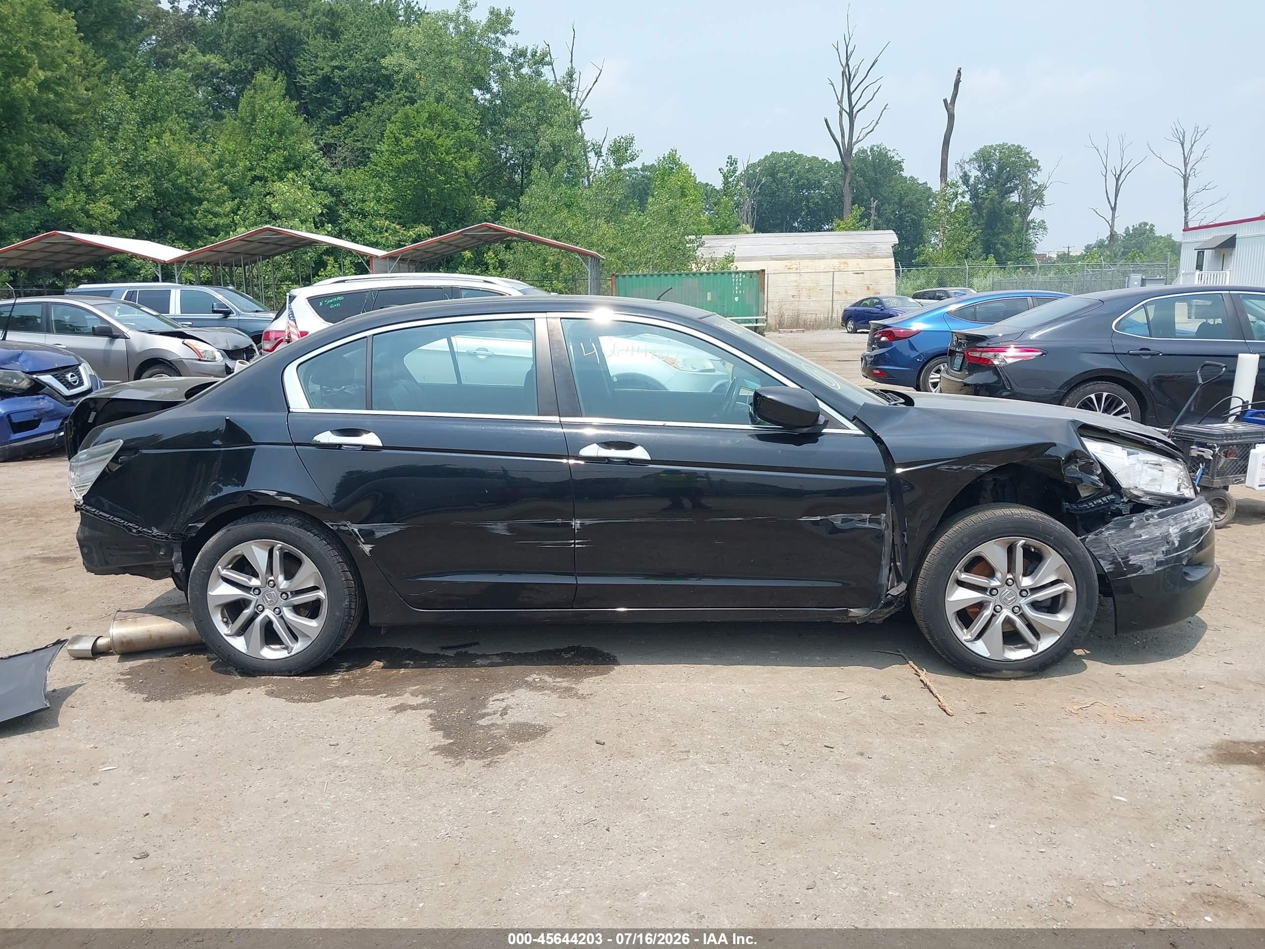 2009 Honda Accord 3.5 Ex-l Black vin: 1HGCP36849A050092