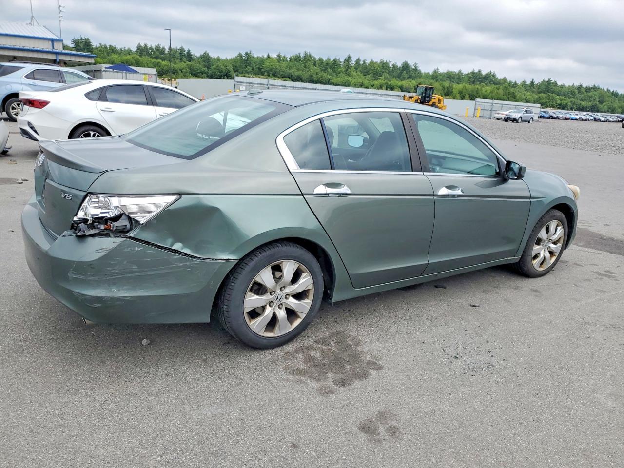2008 Honda Accord Exl Green vin: 1HGCP36858A024020