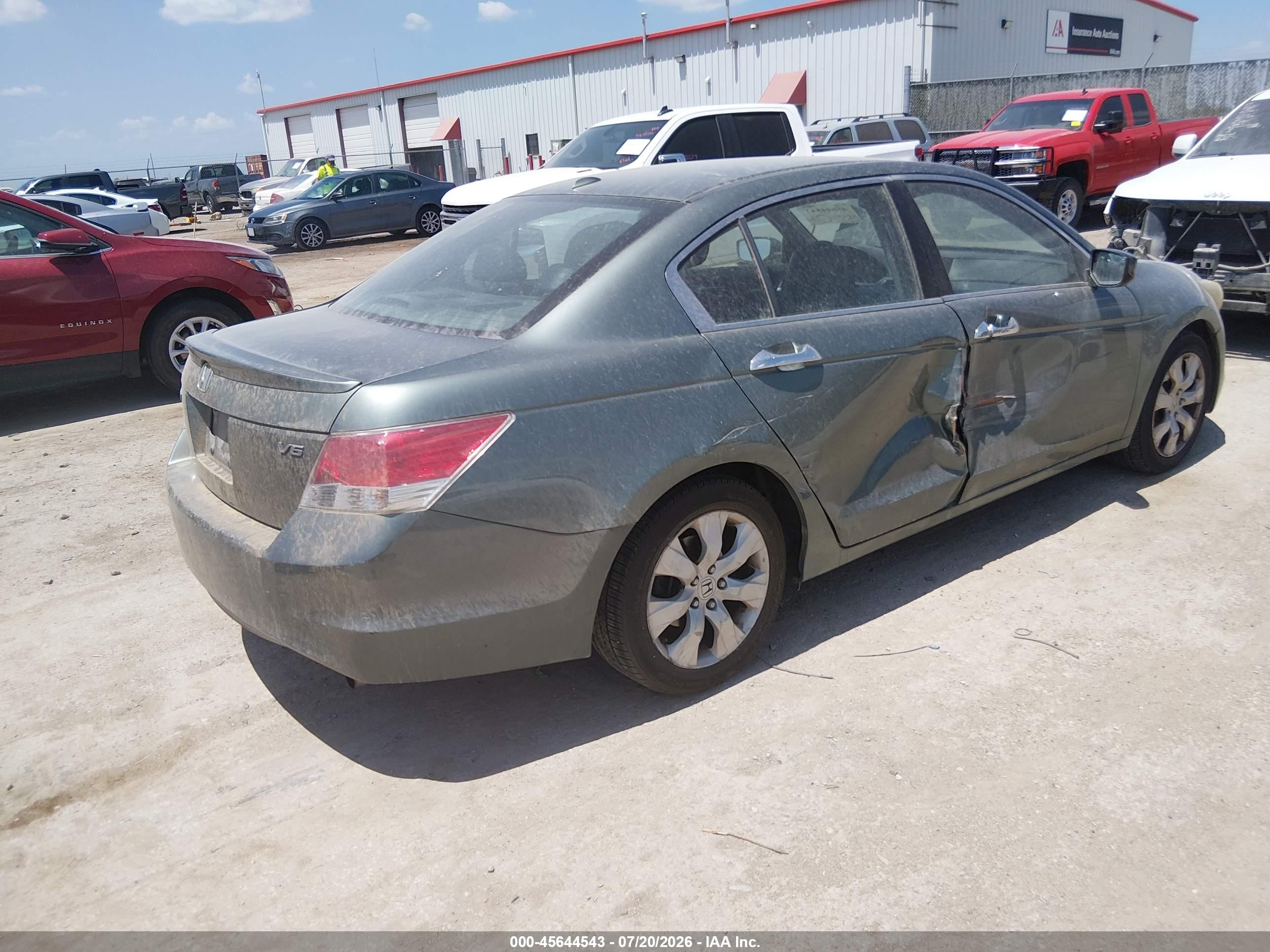 2008 Honda Accord 3.5 Ex-l Green vin: 1HGCP36858A031646