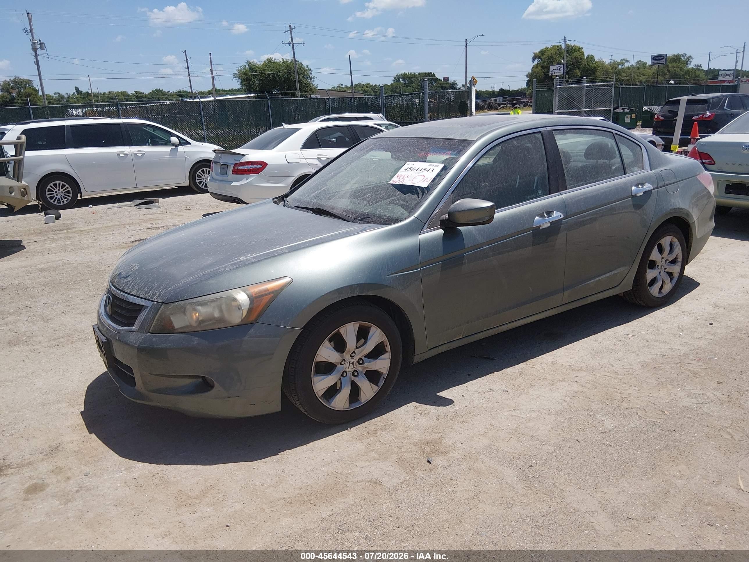 2008 Honda Accord 3.5 Ex-l Green vin: 1HGCP36858A031646