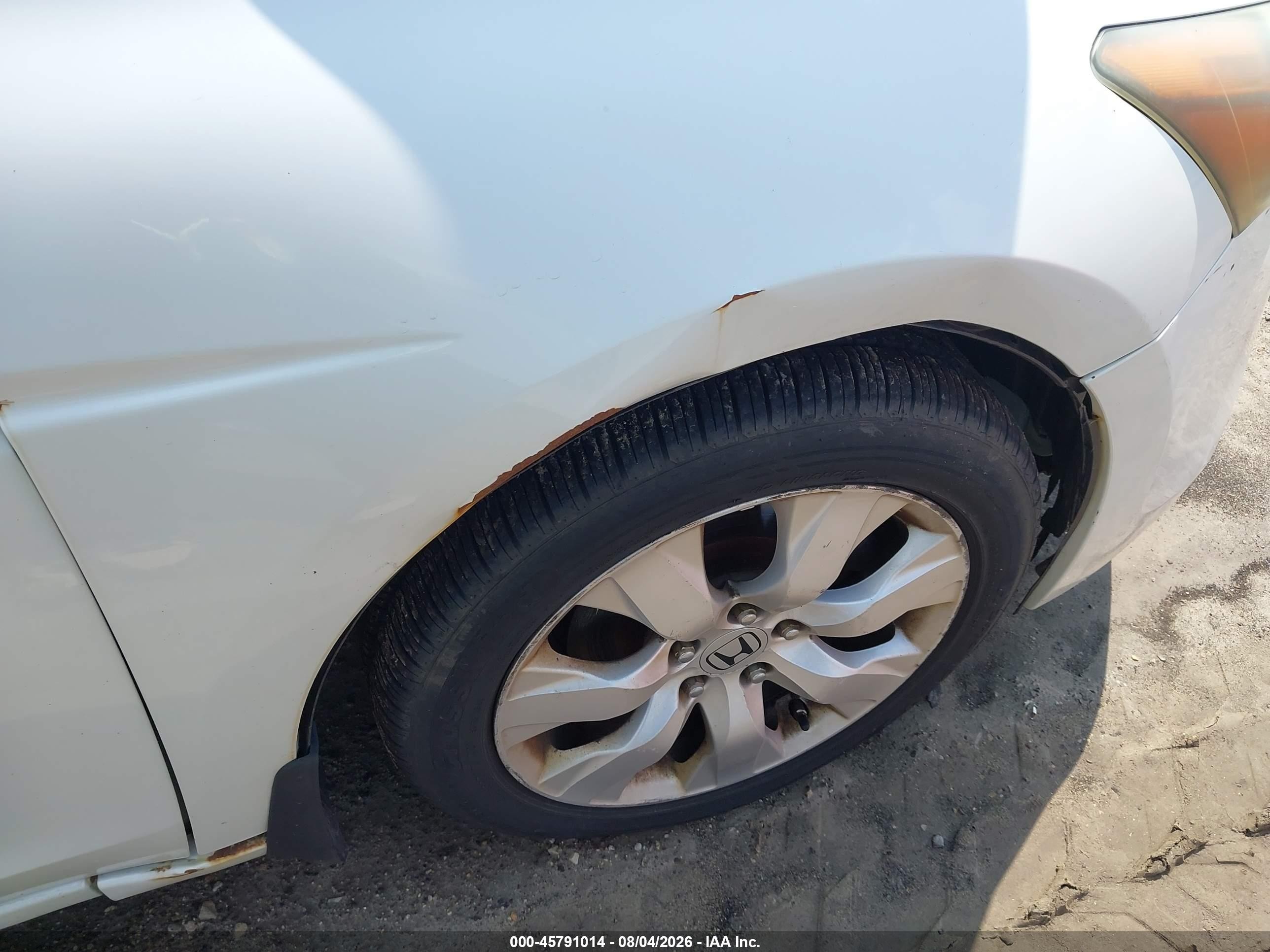 2008 Honda Accord 3.5 Ex-l White vin: 1HGCP36858A033199