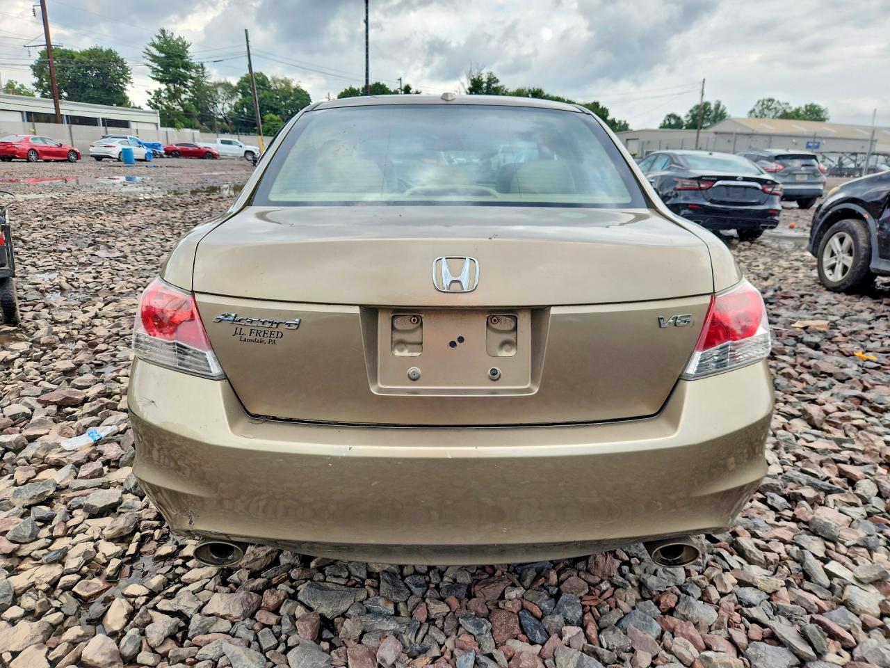 2008 Honda Accord Exl Tan vin: 1HGCP36858A035471