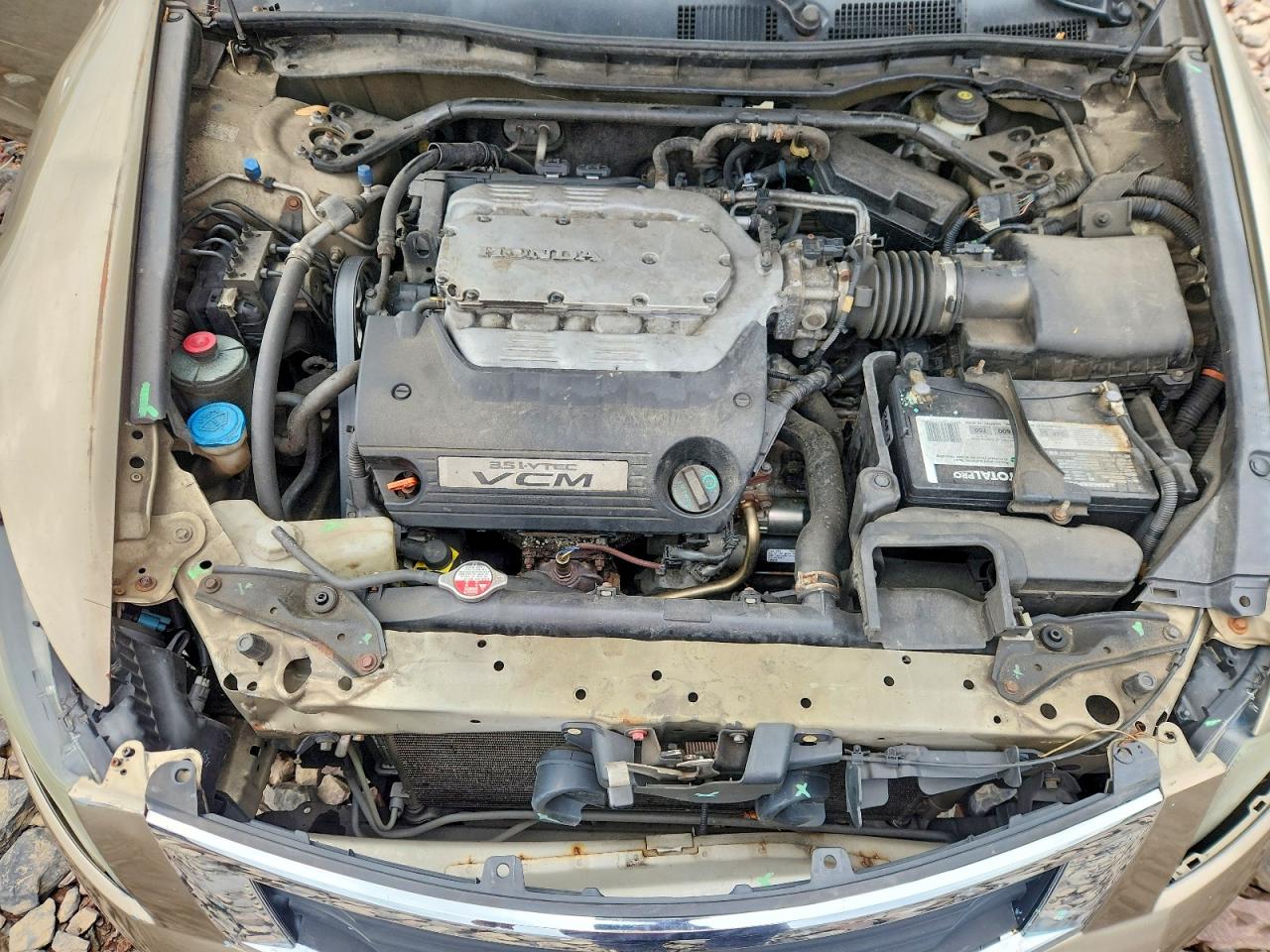 2008 Honda Accord Exl Tan vin: 1HGCP36858A035471