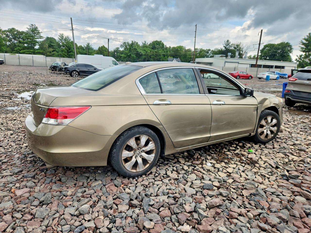 2008 Honda Accord Exl Tan vin: 1HGCP36858A035471