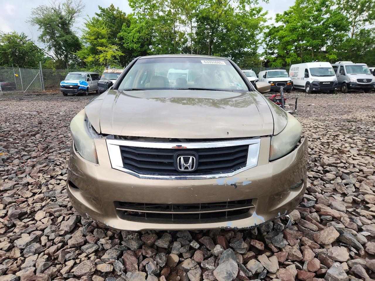 2008 Honda Accord Exl Tan vin: 1HGCP36858A035471