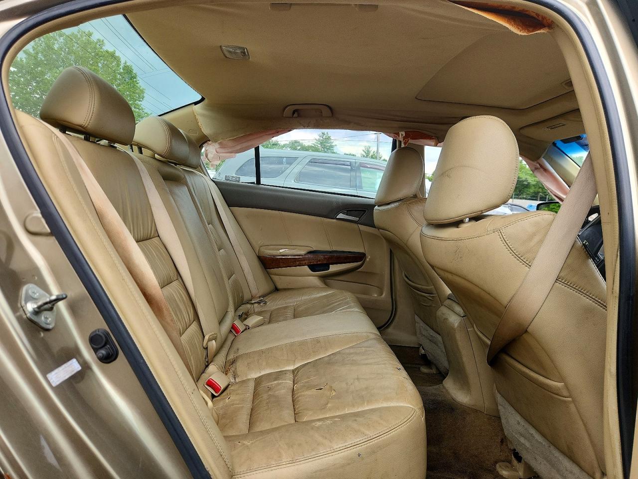 2008 Honda Accord Exl Tan vin: 1HGCP36858A035471