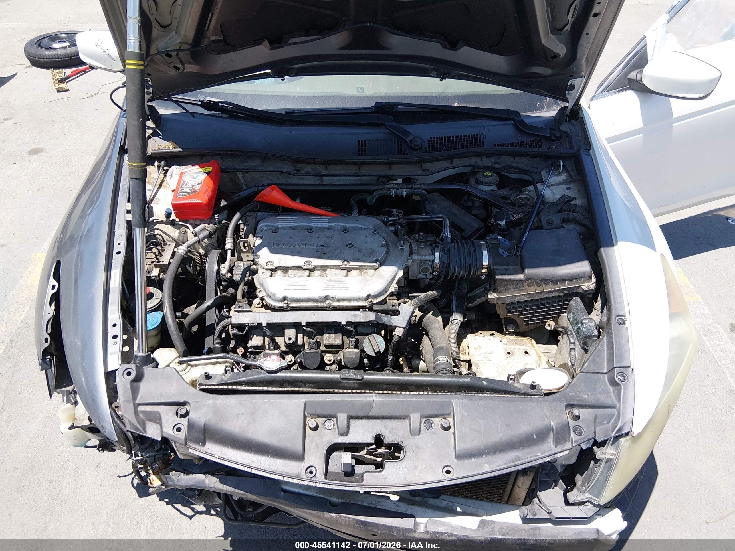 2008 Honda Accord 3.5 Ex-l White vin: 1HGCP36858A041397