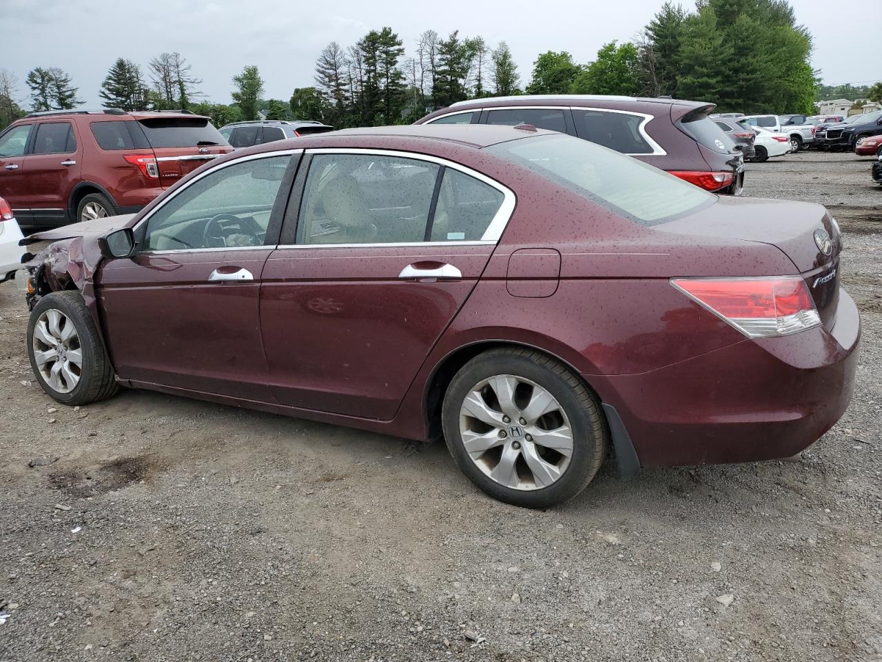 2008 Honda Accord Exl Black vin: 1HGCP36858A057020