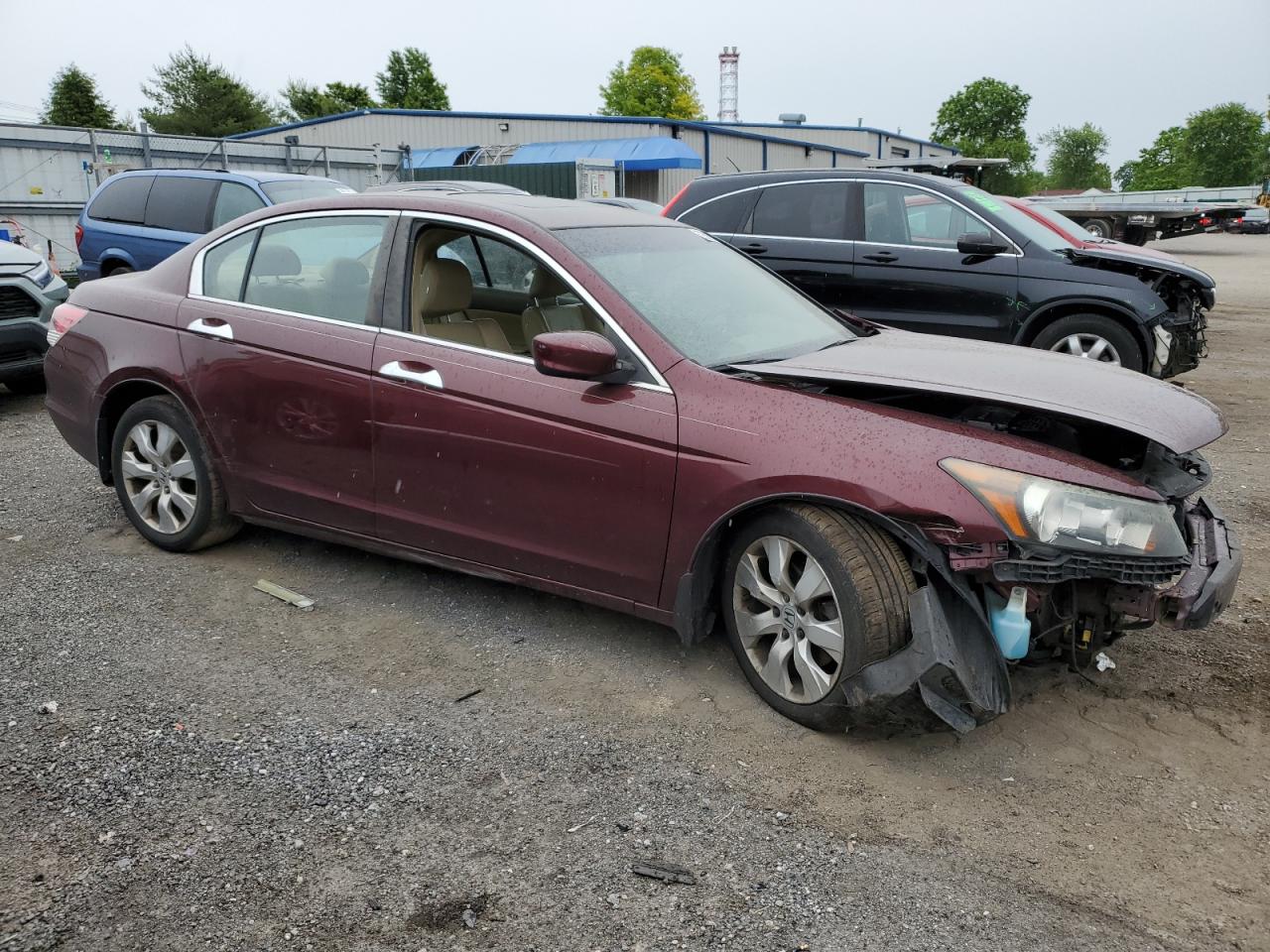 2008 Honda Accord Exl Black vin: 1HGCP36858A057020