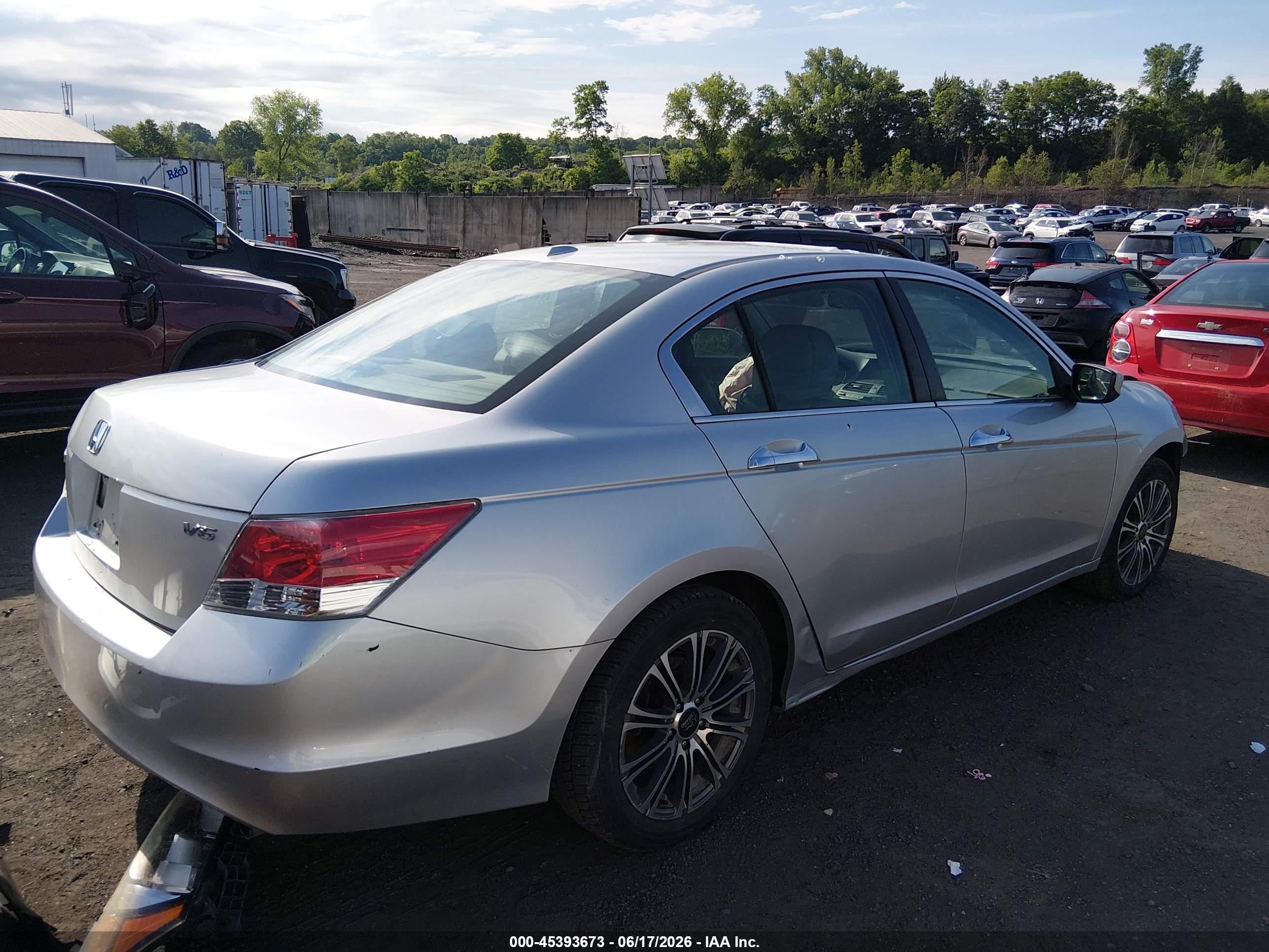 2008 Honda Accord 3.5 Ex-l Silver vin: 1HGCP36858A072570
