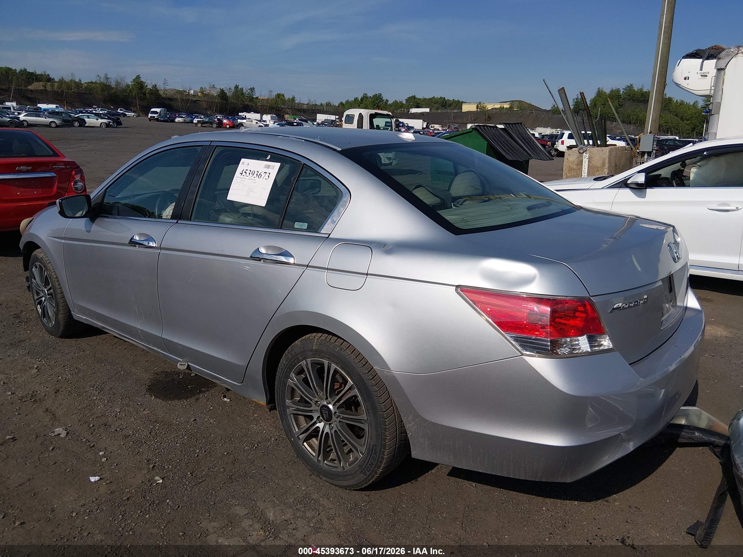 2008 Honda Accord 3.5 Ex-l Silver vin: 1HGCP36858A072570