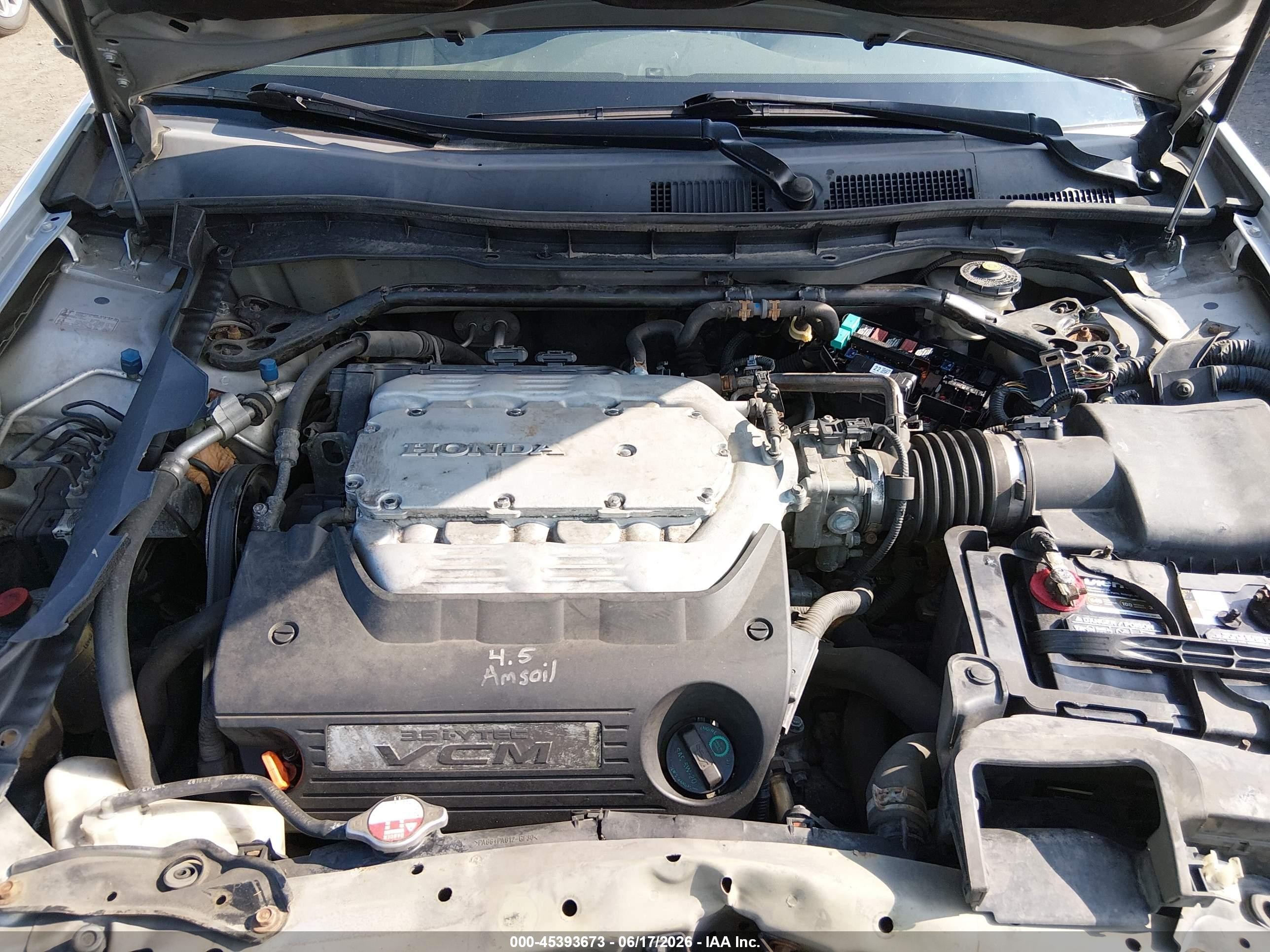 2008 Honda Accord 3.5 Ex-l Silver vin: 1HGCP36858A072570