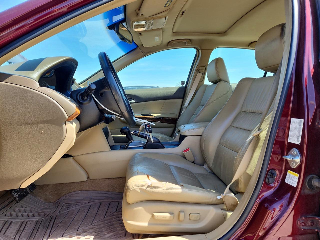 2008 Honda Accord Exl Красный vin: 1HGCP36858A073900