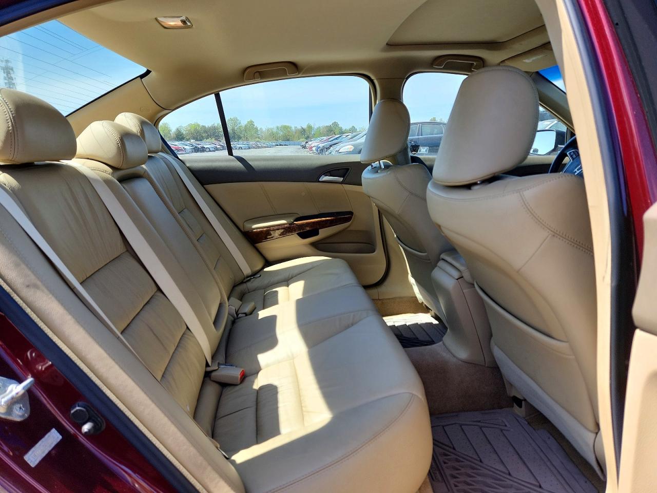 2008 Honda Accord Exl Красный vin: 1HGCP36858A073900