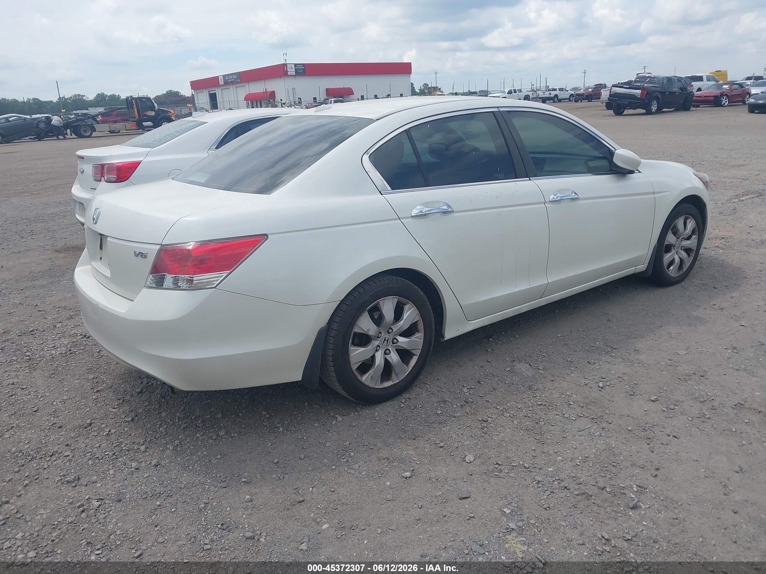 2008 Honda Accord 3.5 Ex-l White vin: 1HGCP36858A075792
