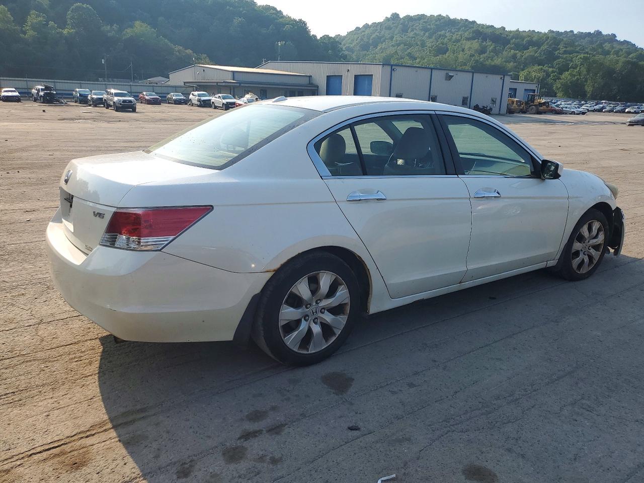 2008 Honda Accord Exl Белый vin: 1HGCP36858A078658