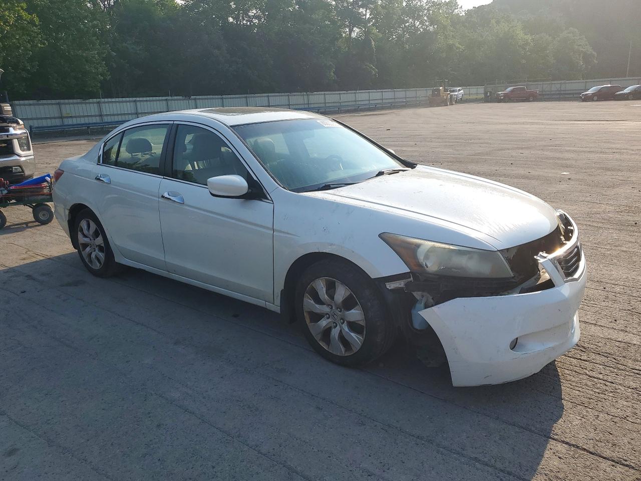 2008 Honda Accord Exl Белый vin: 1HGCP36858A078658