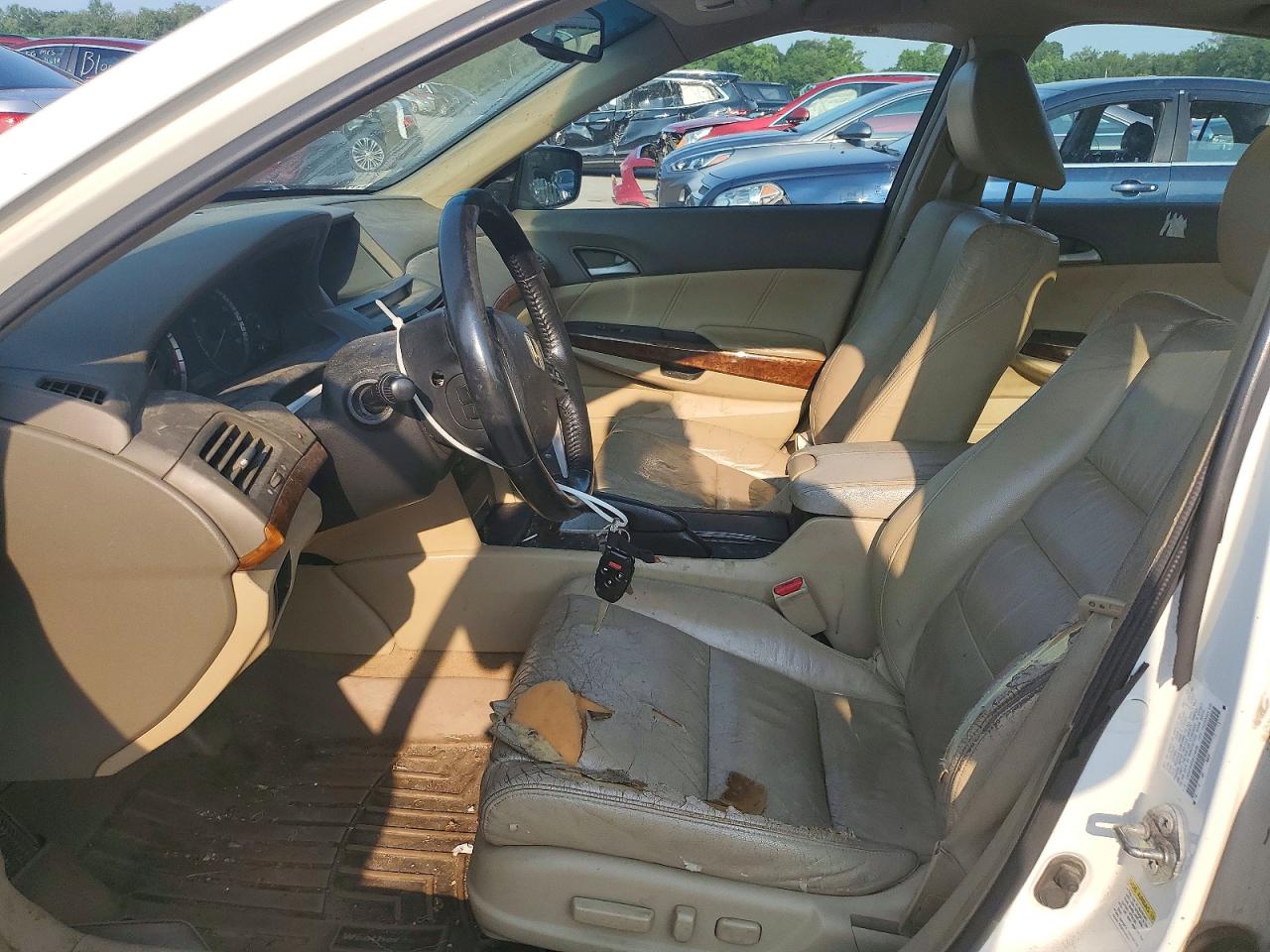 2008 Honda Accord Exl Белый vin: 1HGCP36858A078658