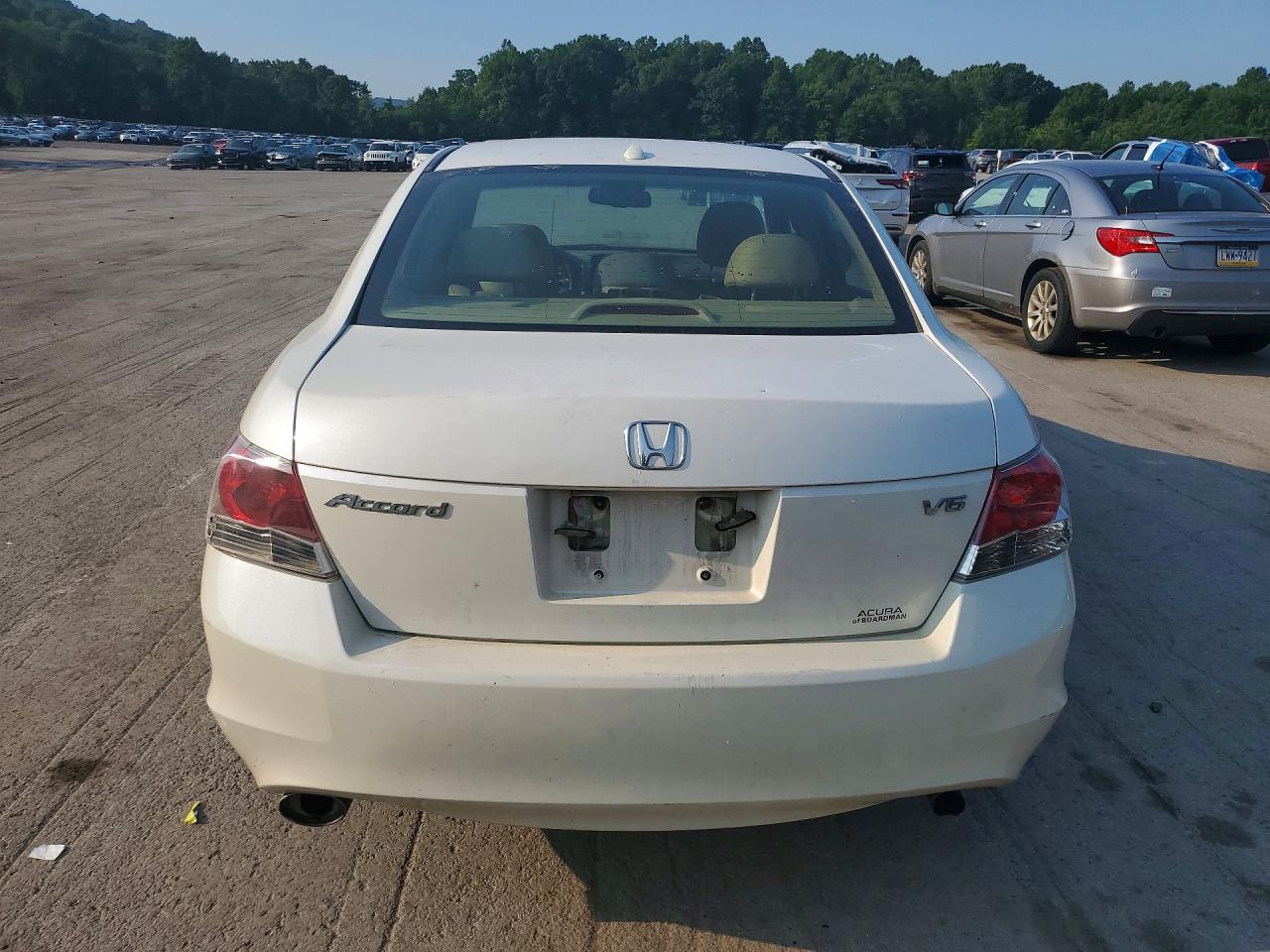 2008 Honda Accord Exl Белый vin: 1HGCP36858A078658