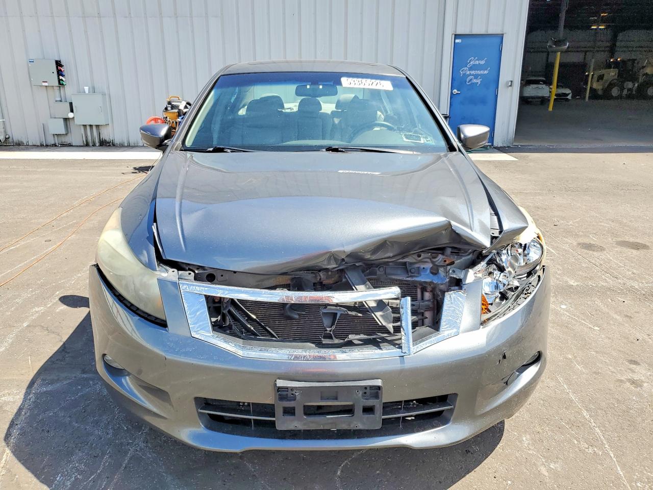 2008 Honda Accord Exl Gray vin: 1HGCP36858A081480