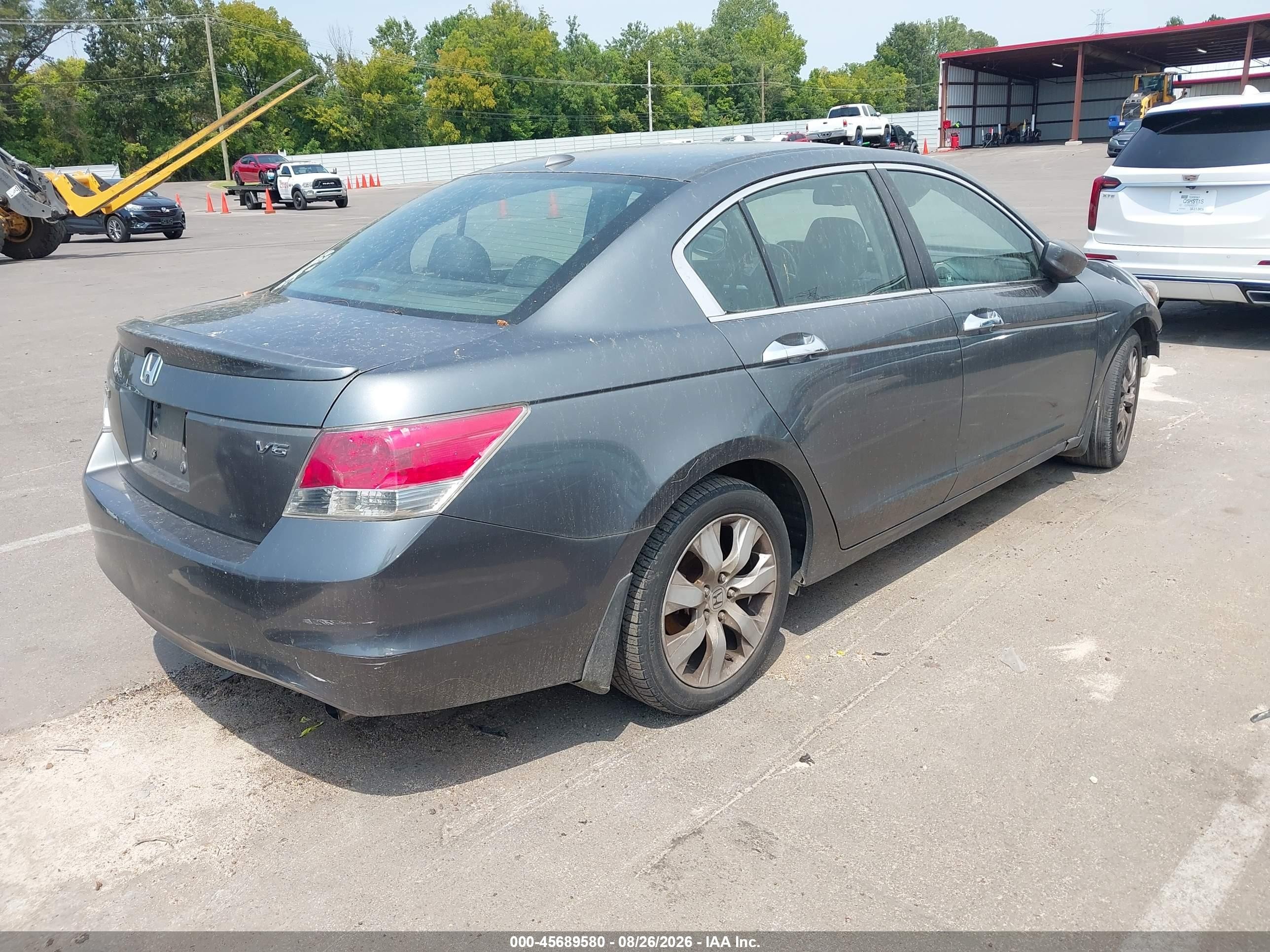 2008 Honda Accord 3.5 Ex-l Gray vin: 1HGCP36858A087361