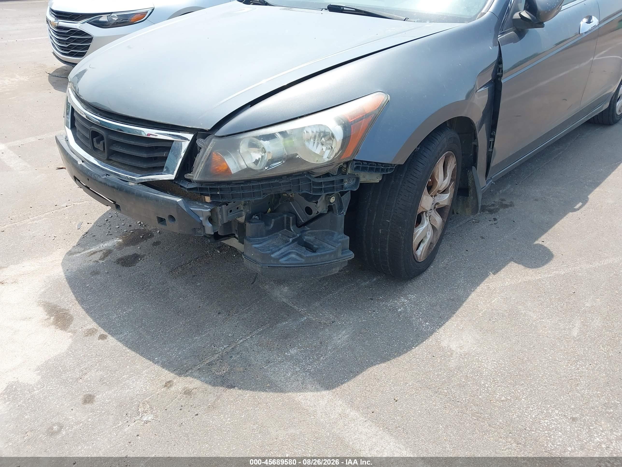 2008 Honda Accord 3.5 Ex-l Gray vin: 1HGCP36858A087361