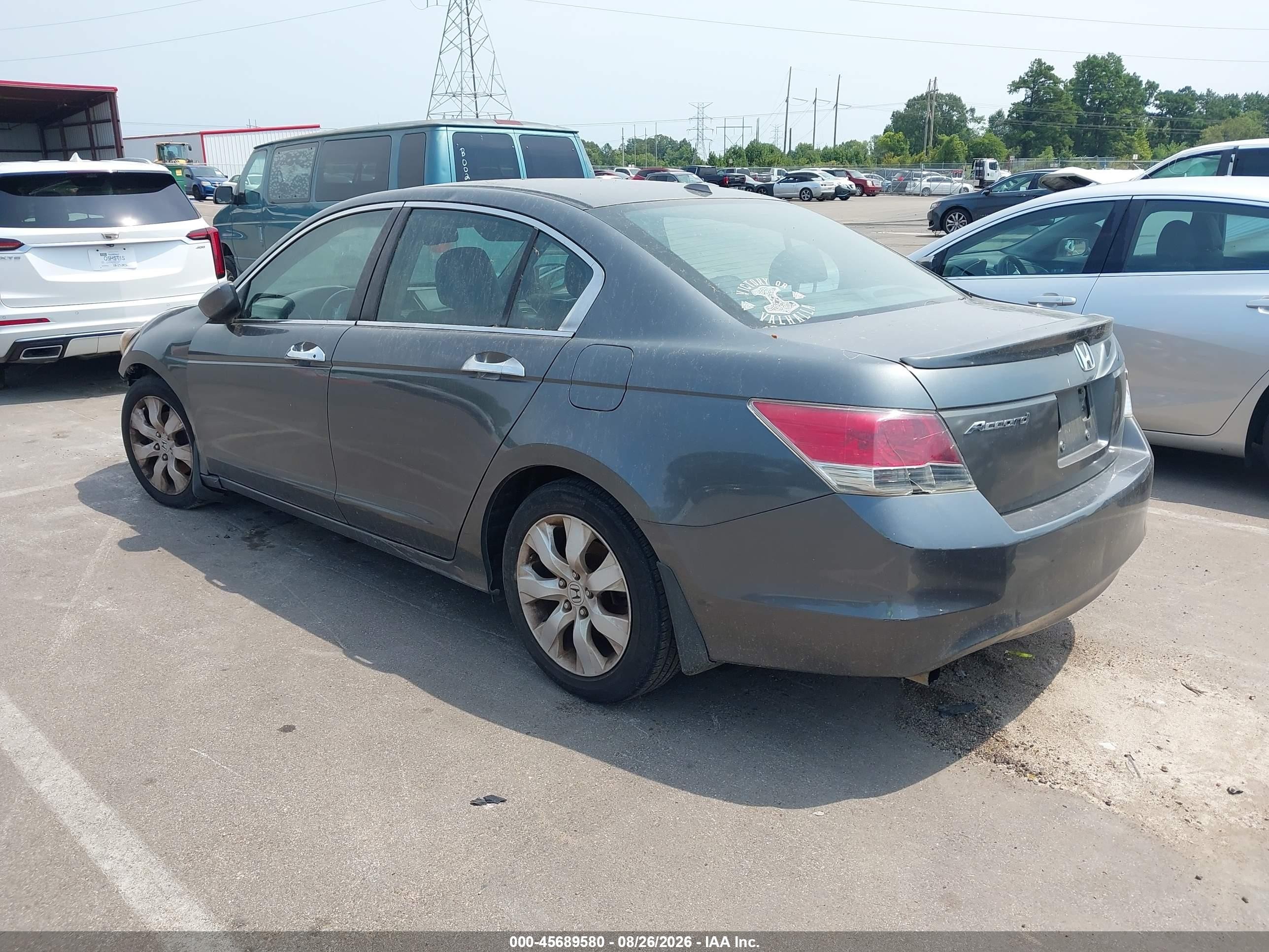 2008 Honda Accord 3.5 Ex-l Gray vin: 1HGCP36858A087361