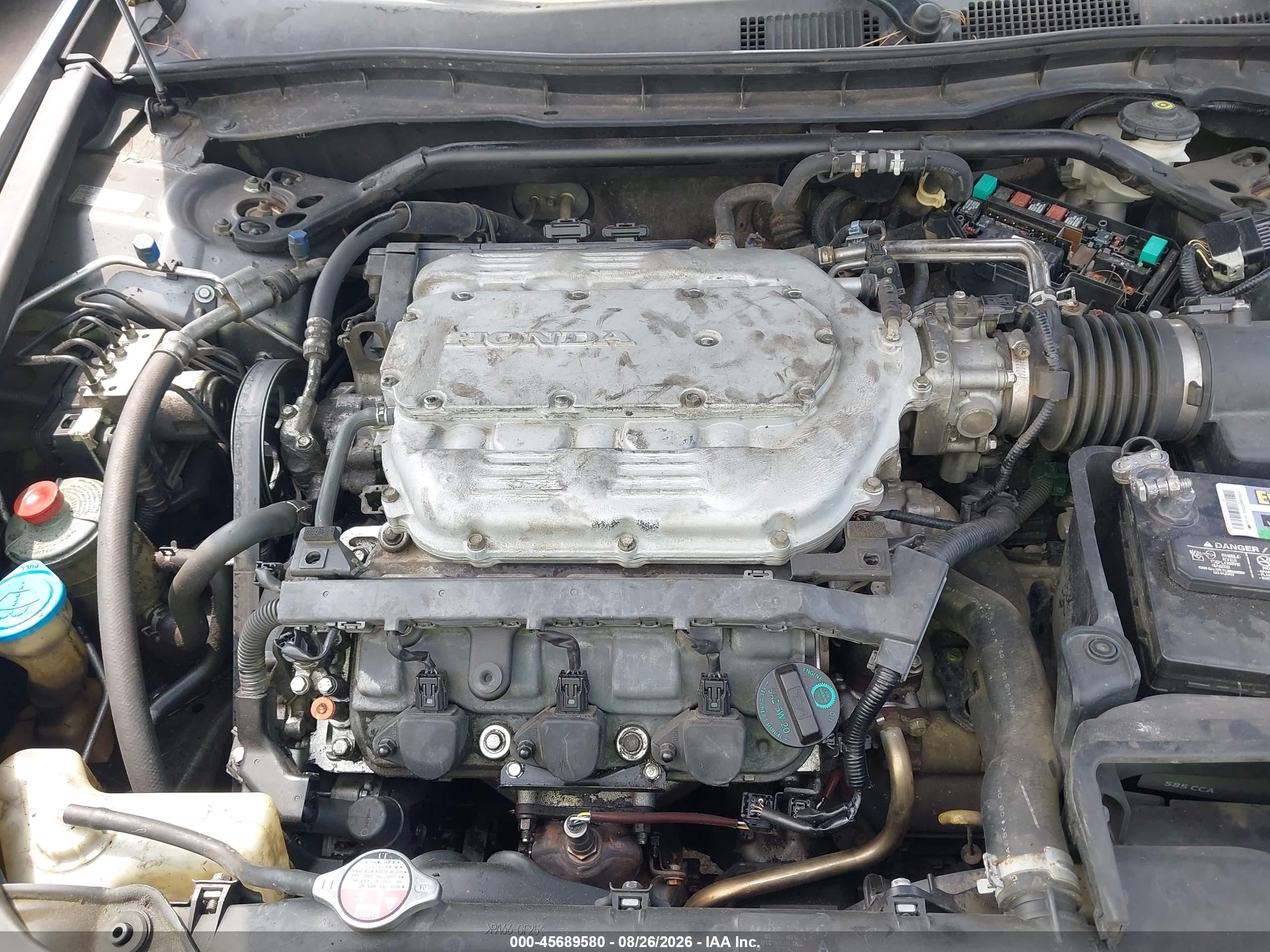 2008 Honda Accord 3.5 Ex-l Gray vin: 1HGCP36858A087361