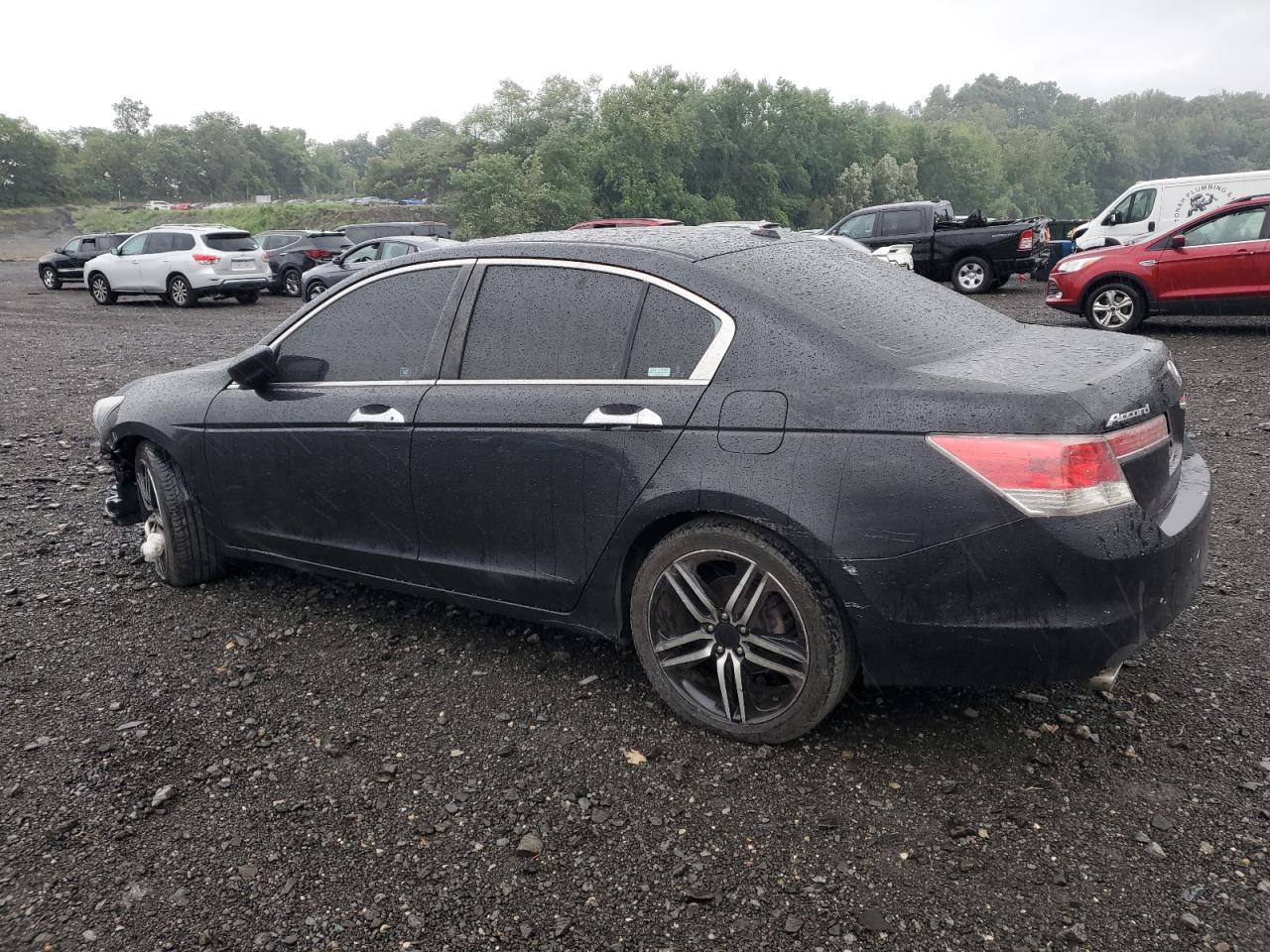 2008 Honda Accord Exl Black vin: 1HGCP36858A087991