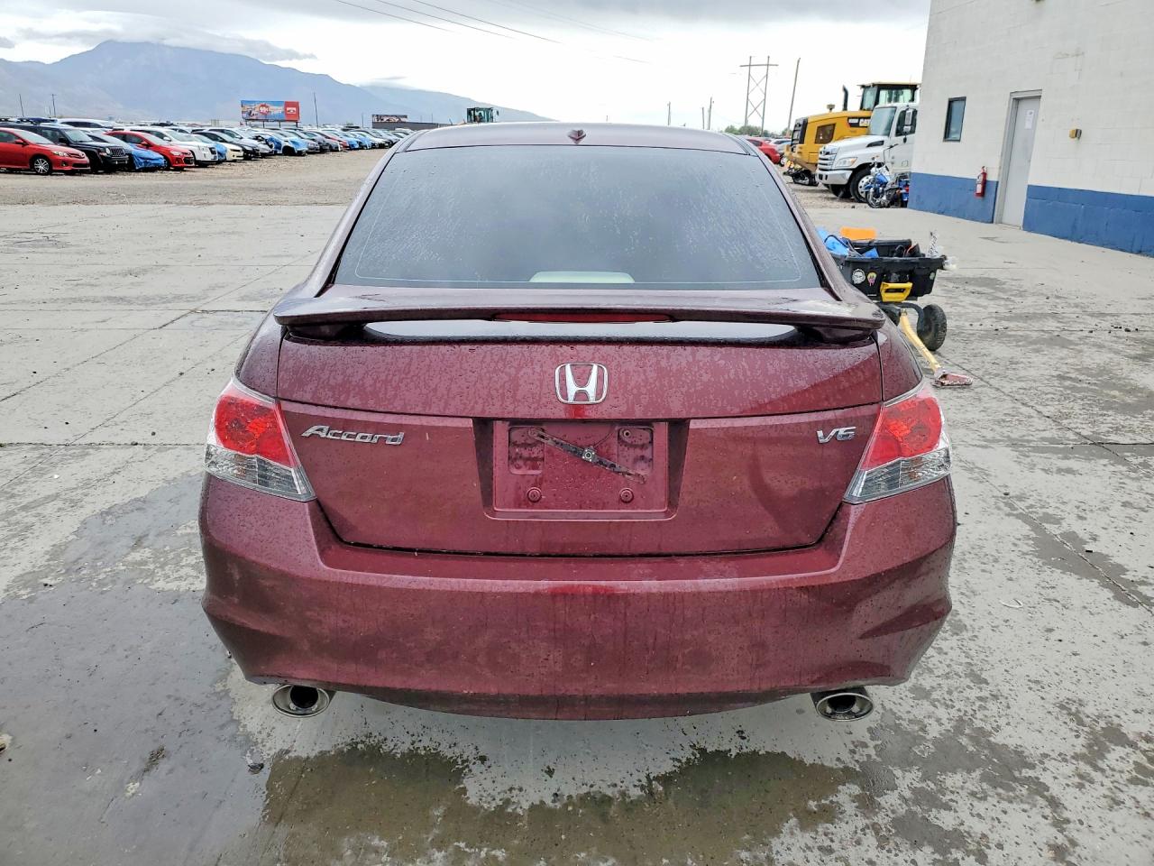 2008 Honda Accord Exl Maroon vin: 1HGCP36858A088168