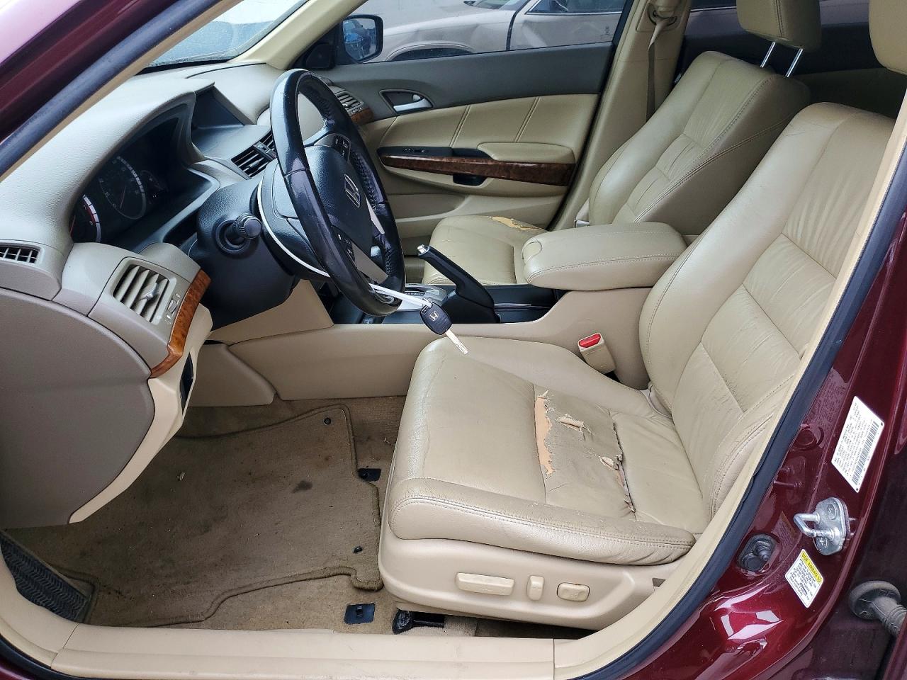 2008 Honda Accord Exl Maroon vin: 1HGCP36858A088168