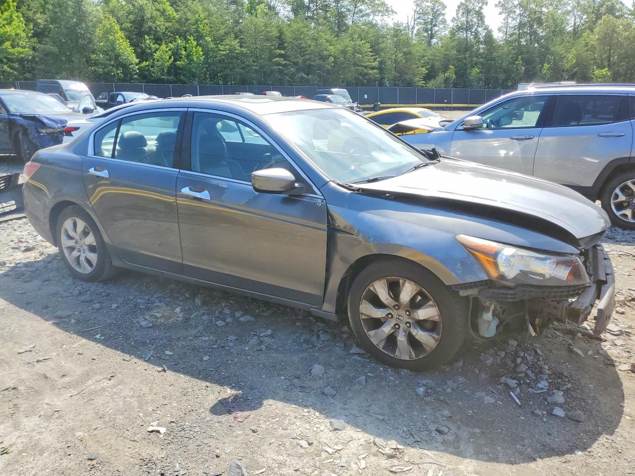 2008 Honda Accord Exl Gray vin: 1HGCP36858A089174