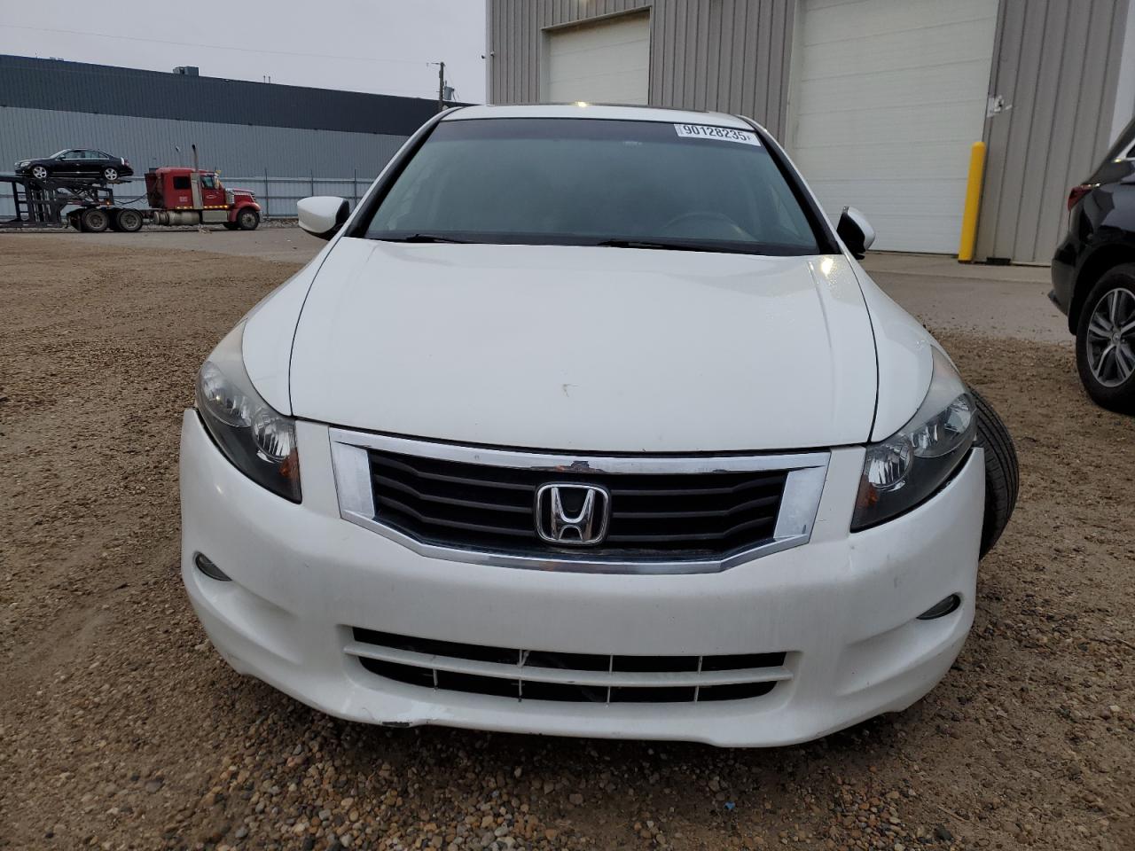 2008 Honda Accord Exl White vin: 1HGCP36858A803241