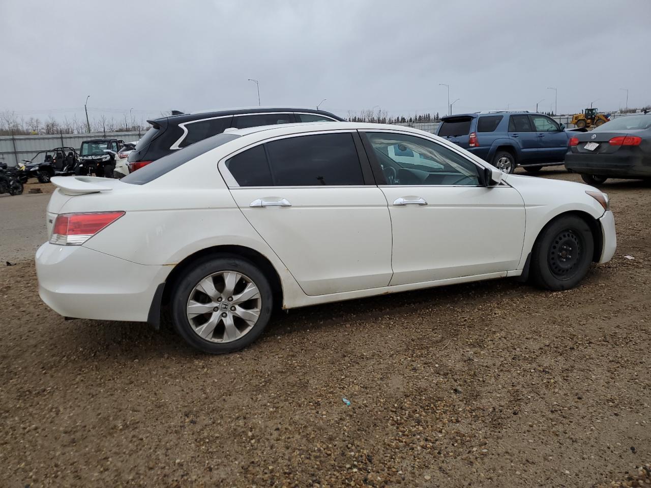 2008 Honda Accord Exl White vin: 1HGCP36858A803241