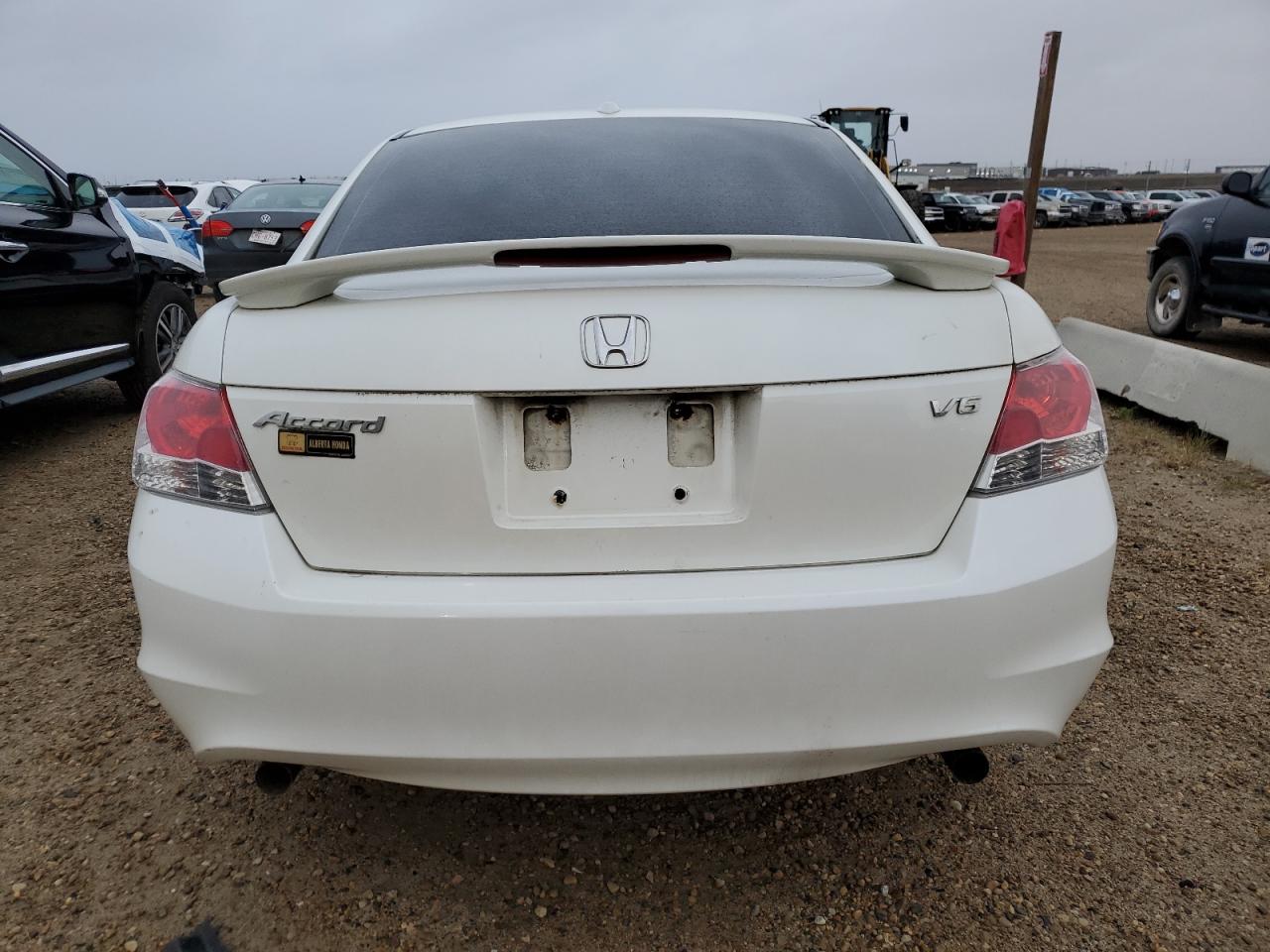 2008 Honda Accord Exl White vin: 1HGCP36858A803241