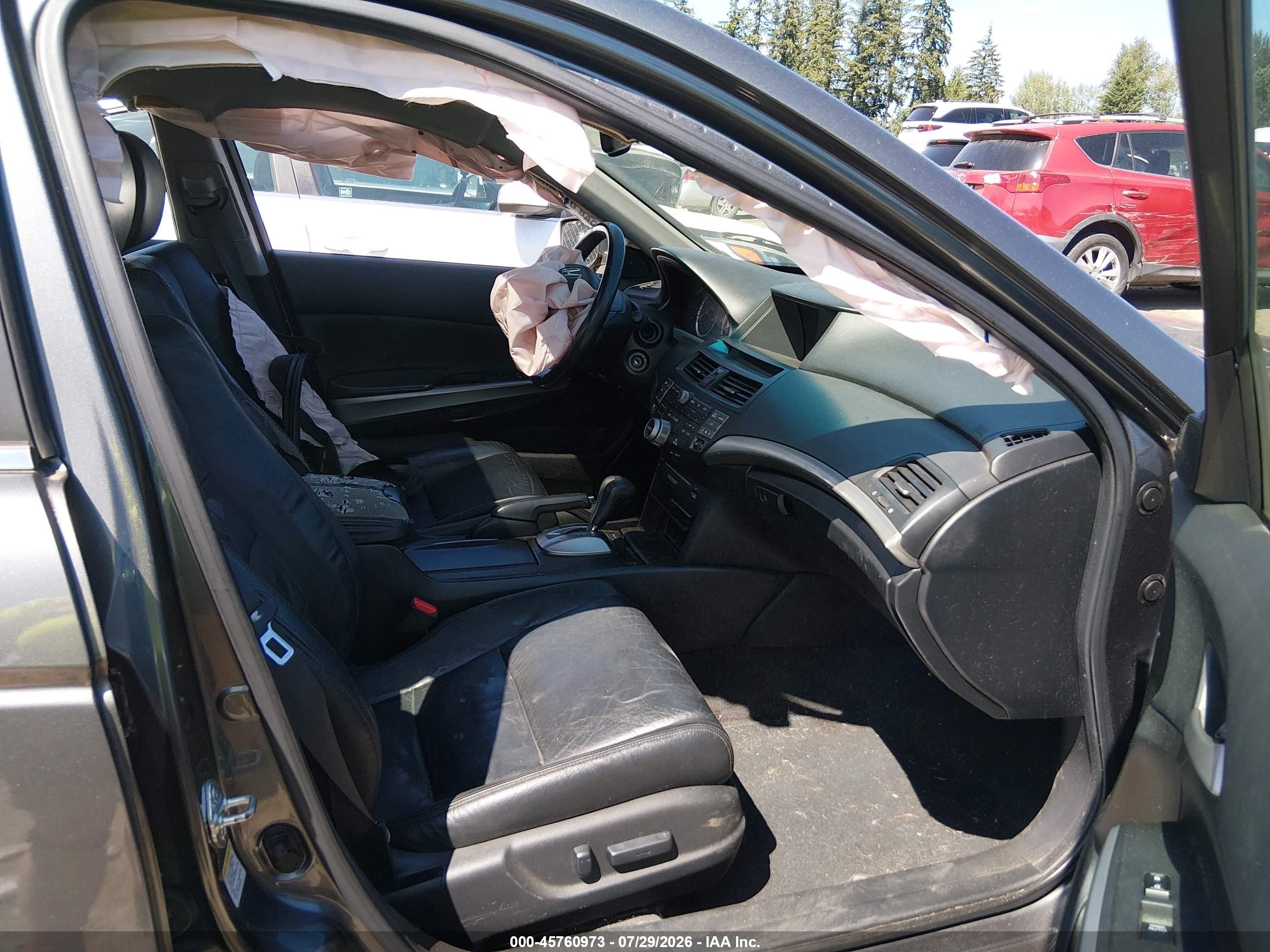 2009 Honda Accord 3.5 Ex-l Gray vin: 1HGCP36859A006604