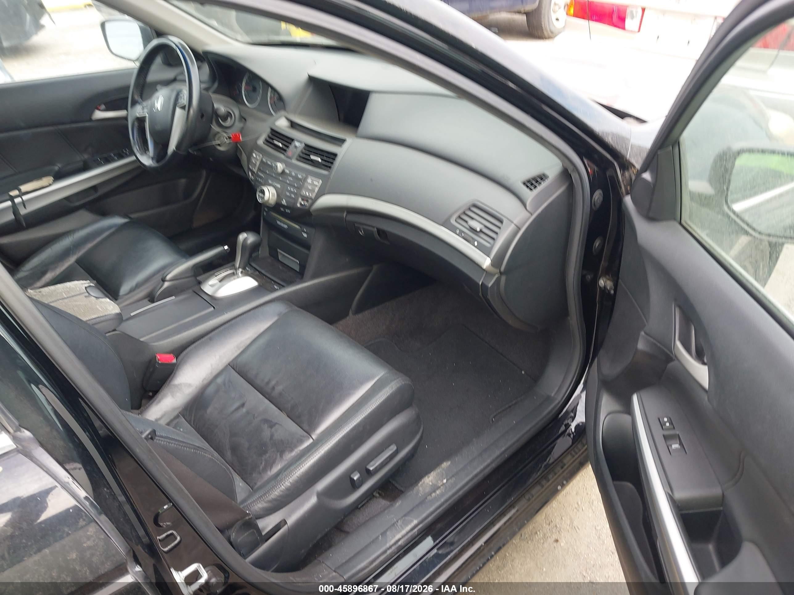 2009 Honda Accord 3.5 Ex-l Black vin: 1HGCP36859A007199