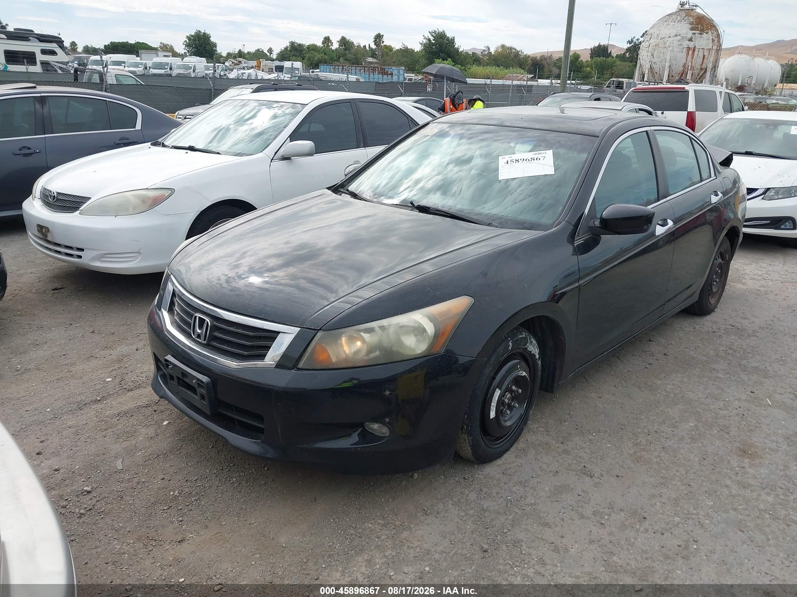 2009 Honda Accord 3.5 Ex-l Black vin: 1HGCP36859A007199