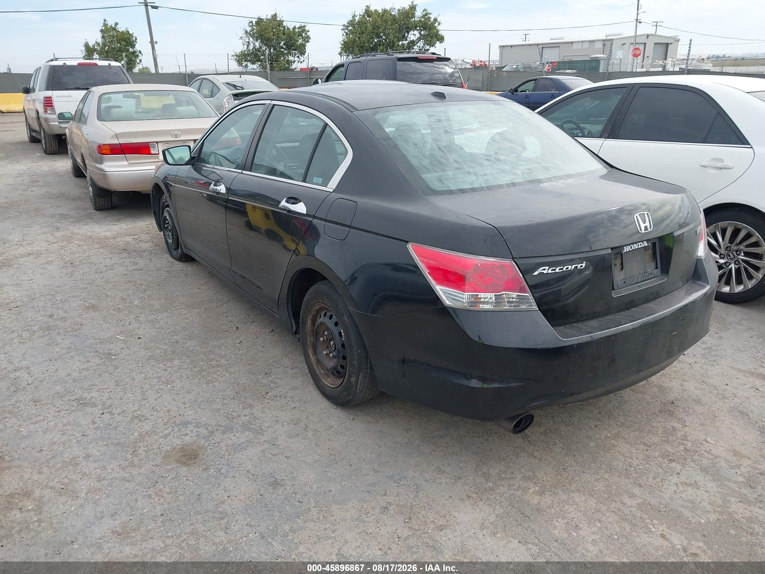 2009 Honda Accord 3.5 Ex-l Black vin: 1HGCP36859A007199
