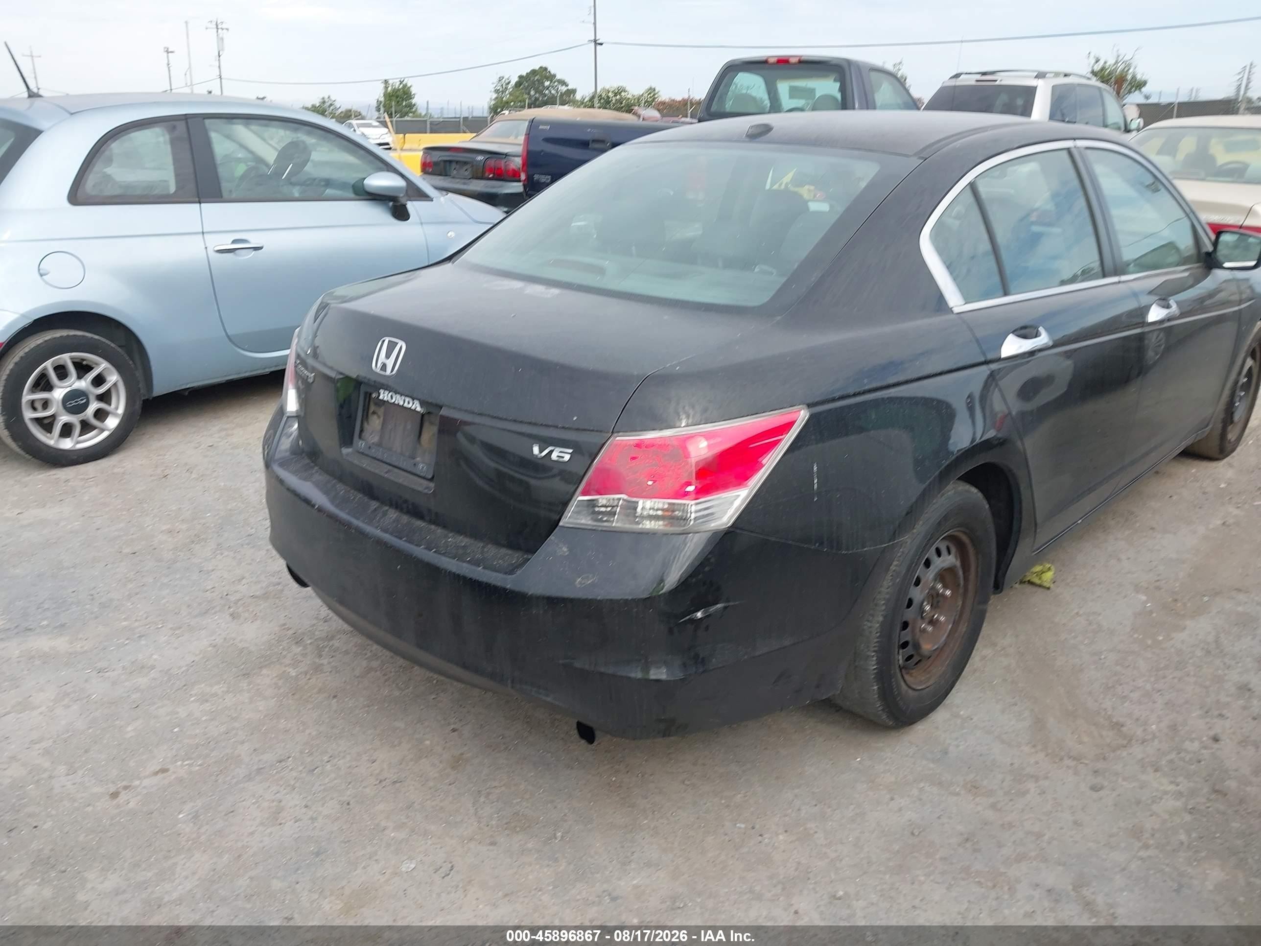 2009 Honda Accord 3.5 Ex-l Black vin: 1HGCP36859A007199