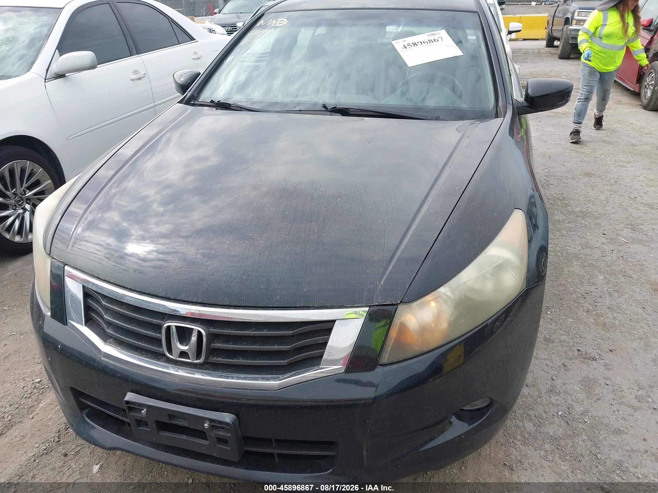 2009 Honda Accord 3.5 Ex-l Black vin: 1HGCP36859A007199