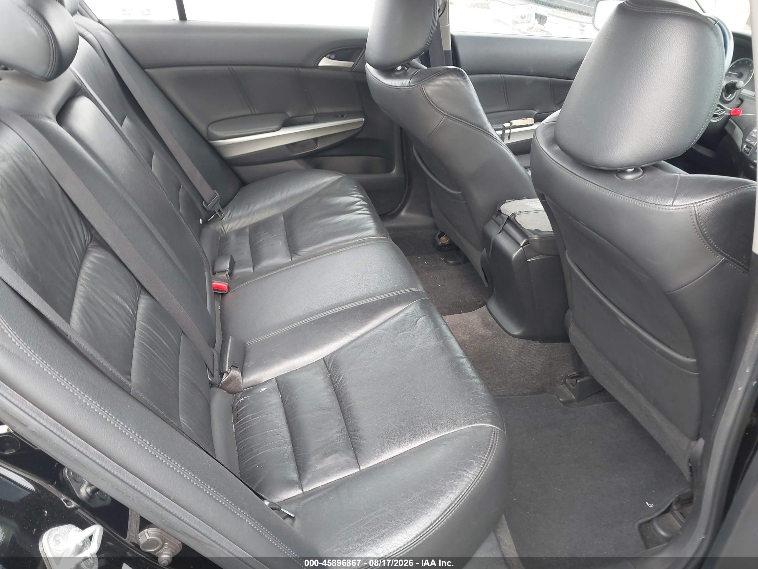 2009 Honda Accord 3.5 Ex-l Black vin: 1HGCP36859A007199