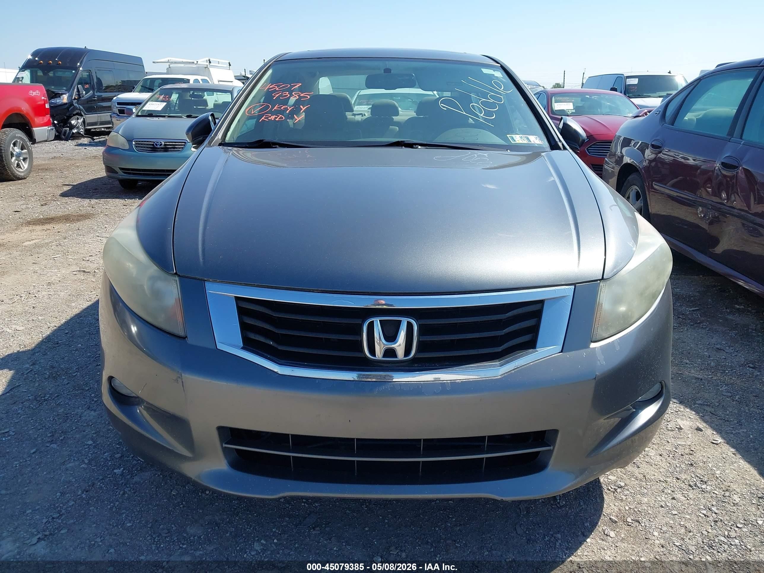 2009 Honda Accord 3.5 Ex-l Серый vin: 1HGCP36859A008434