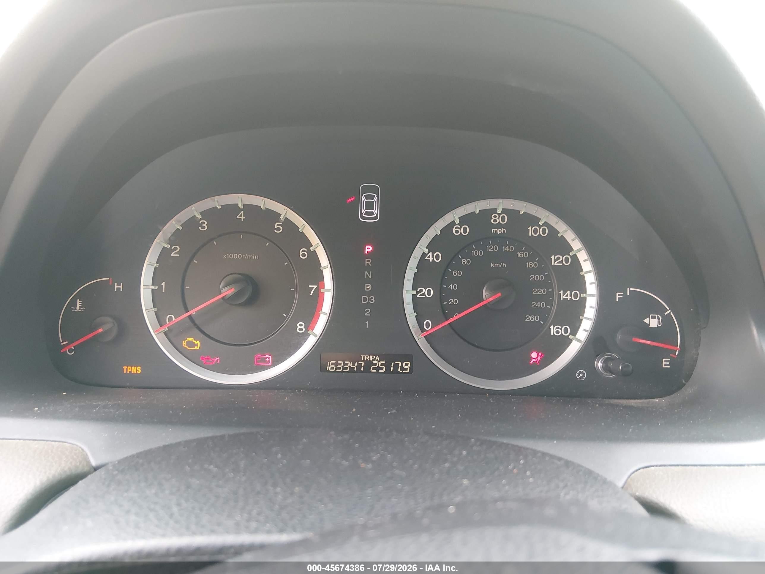2009 Honda Accord 3.5 Ex-l White vin: 1HGCP36859A009017