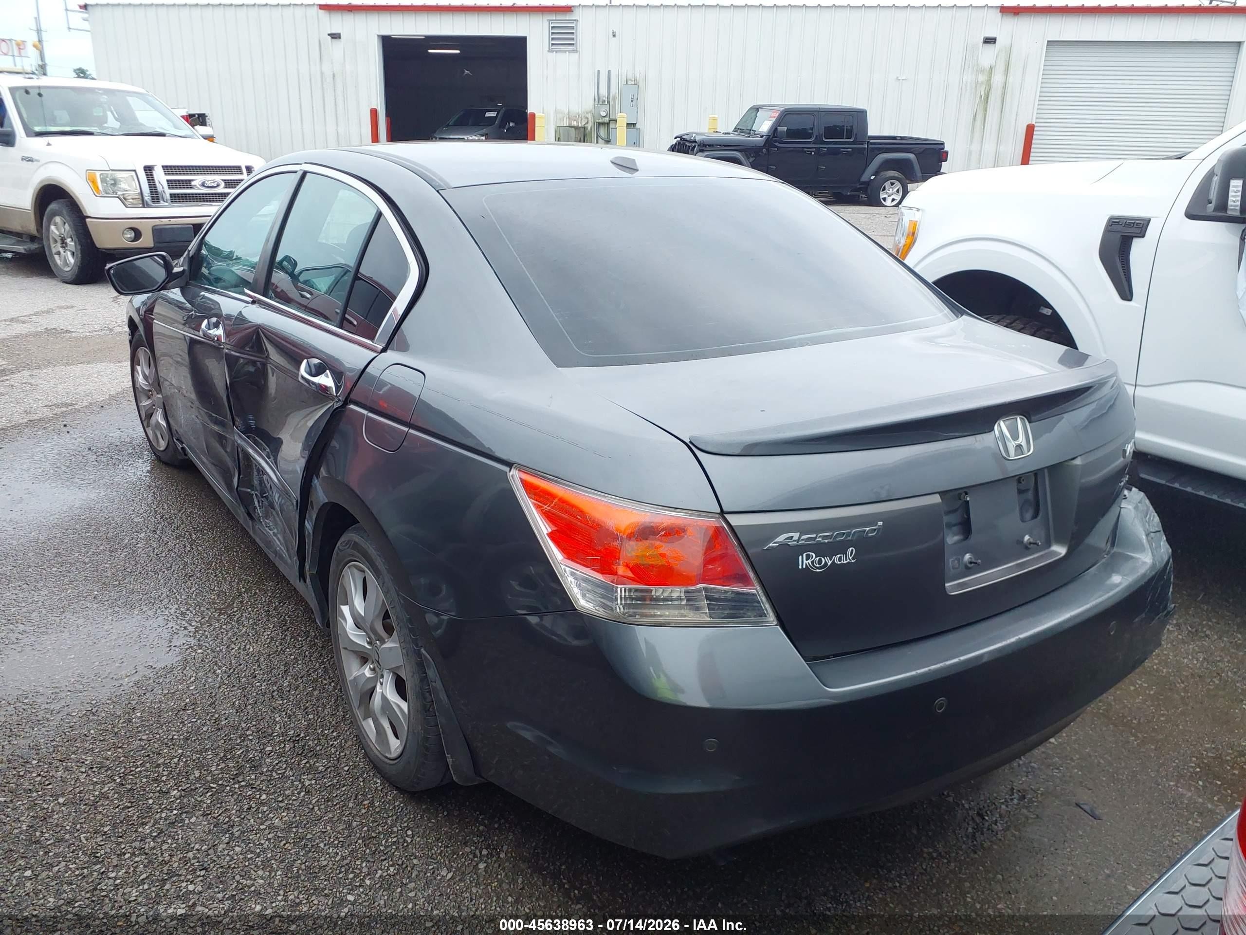 2009 Honda Accord 3.5 Ex-l Серый vin: 1HGCP36859A013567