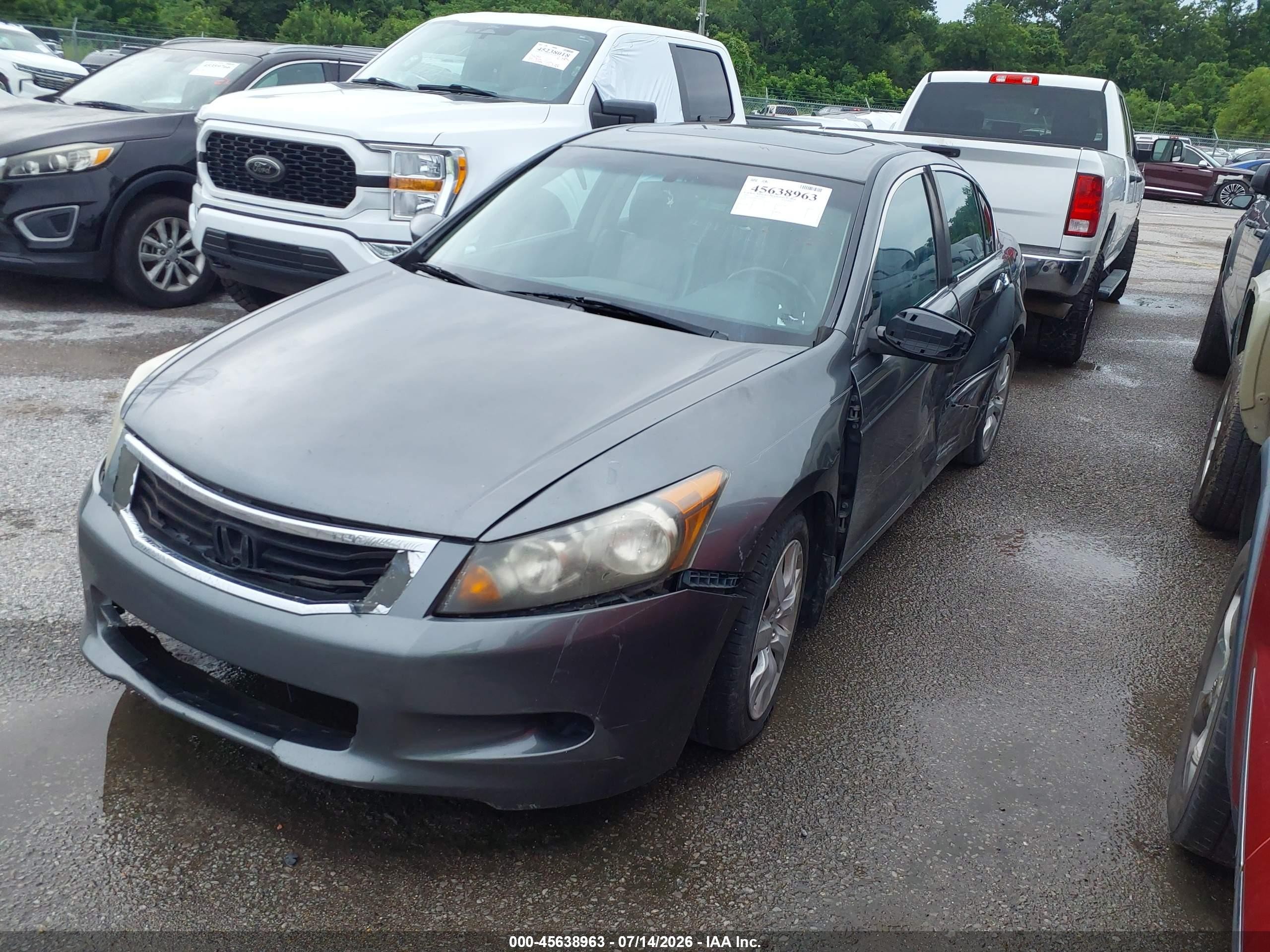 2009 Honda Accord 3.5 Ex-l Серый vin: 1HGCP36859A013567