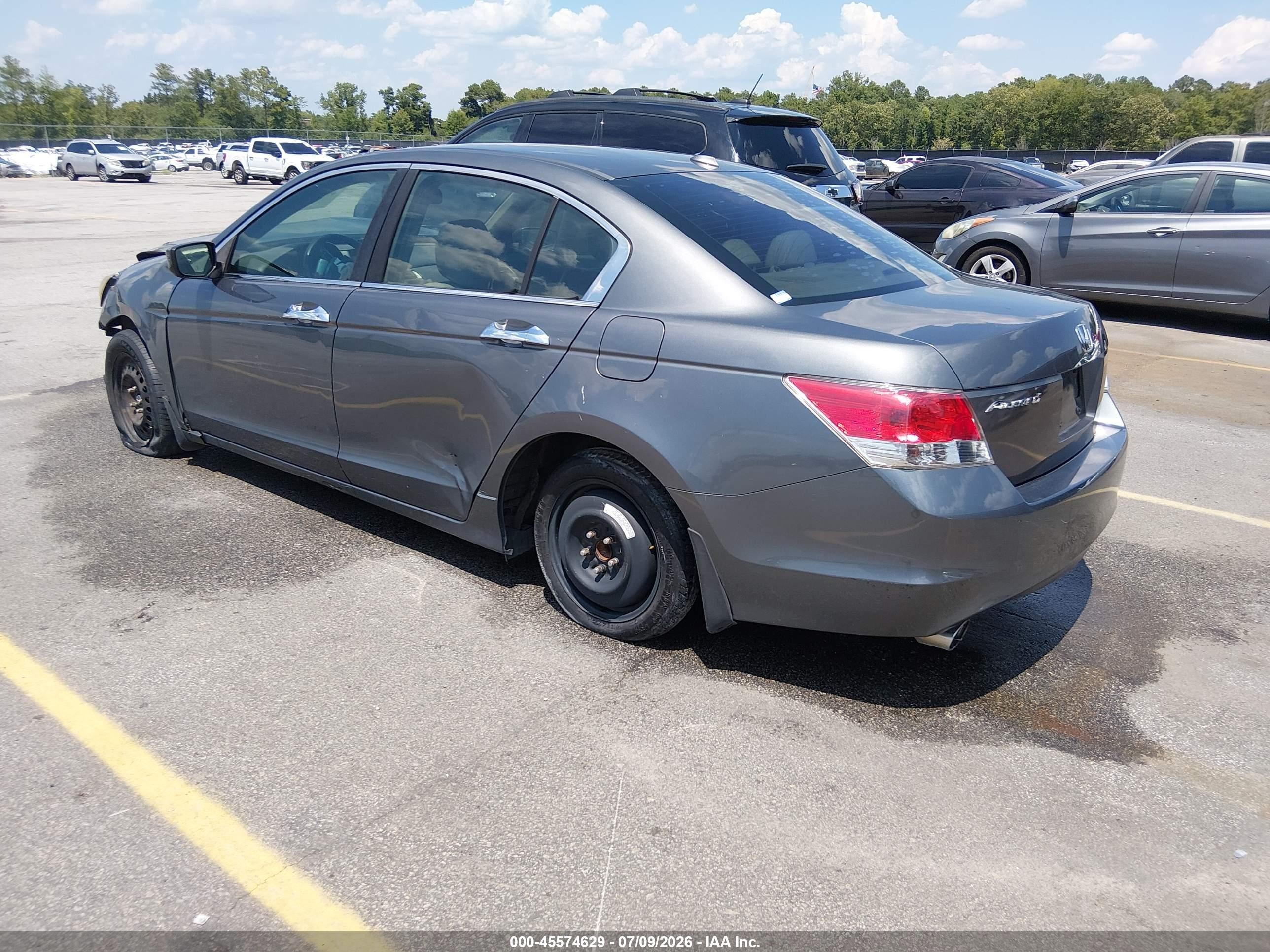 2009 Honda Accord 3.5 Ex-l Gray vin: 1HGCP36859A013844